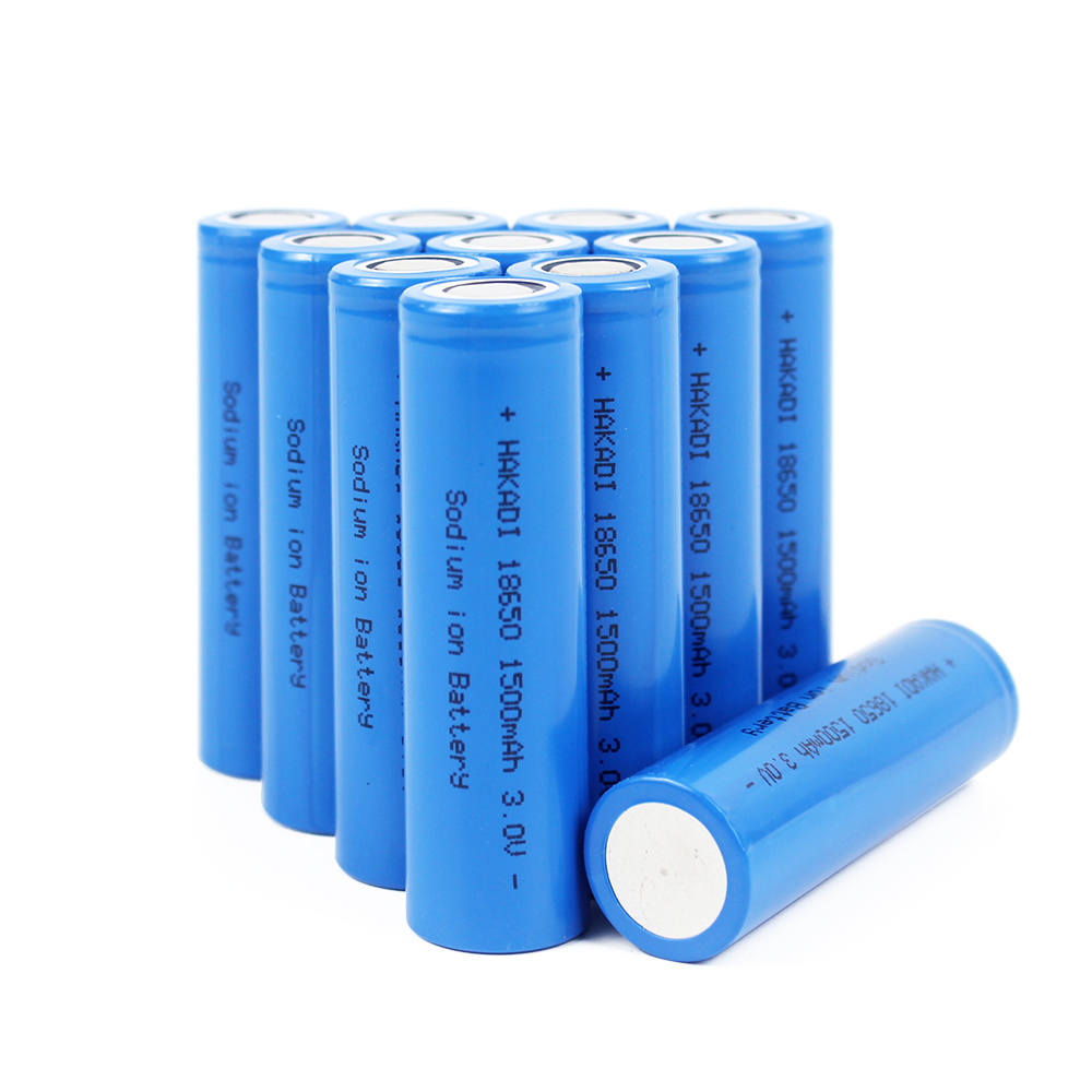 HAKADI Original Natrium-Ionen 18650 3V 1500mAh SIB-Akku