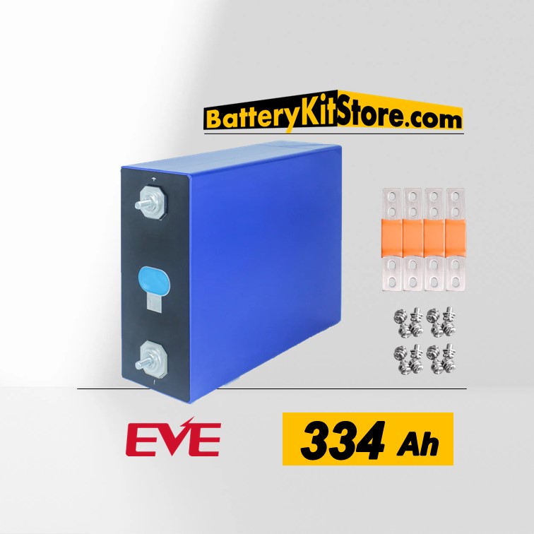 EVE LF334 334Ah LiFePO4 Battery Cell with M6 Studs