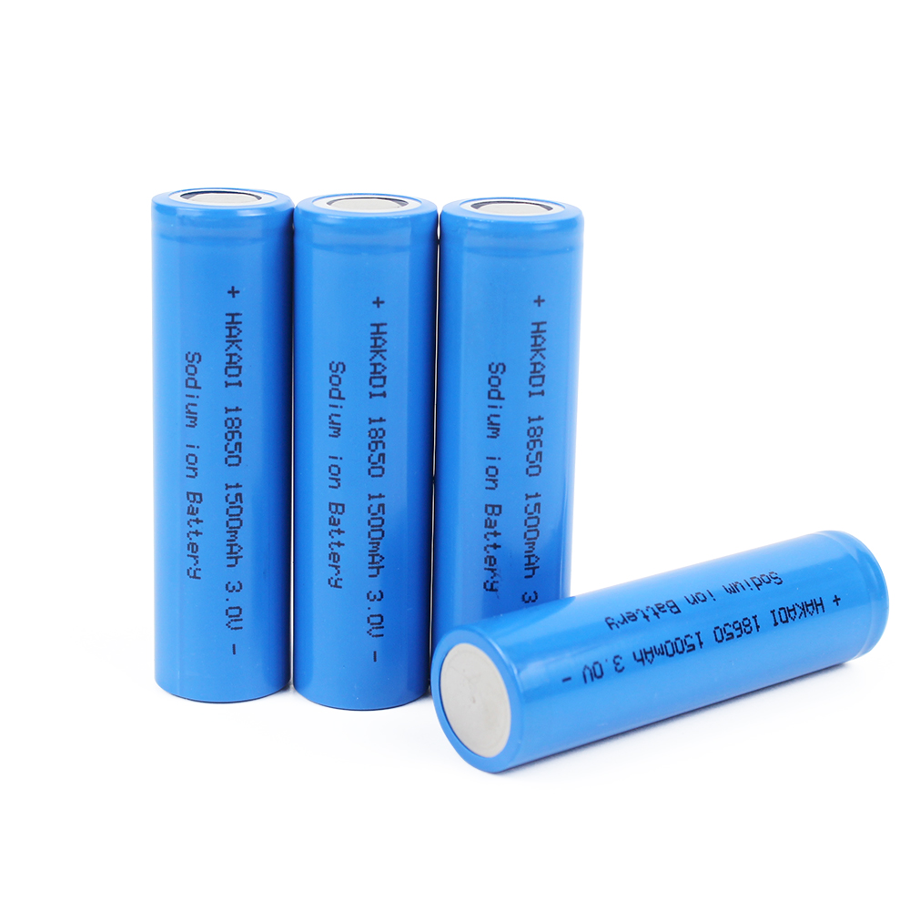 HAKADI Original Natrium-Ionen 18650 3V 1500mAh SIB-Akku
