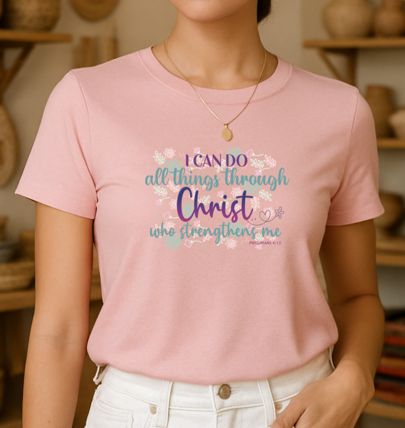 Camiseta 'Todo lo puedo en Cristo'
