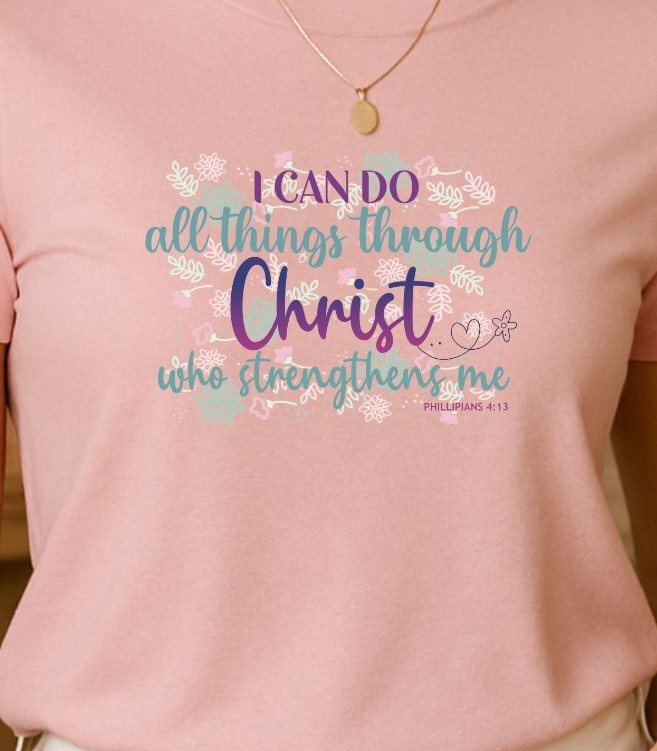 Camiseta 'Todo lo puedo en Cristo'