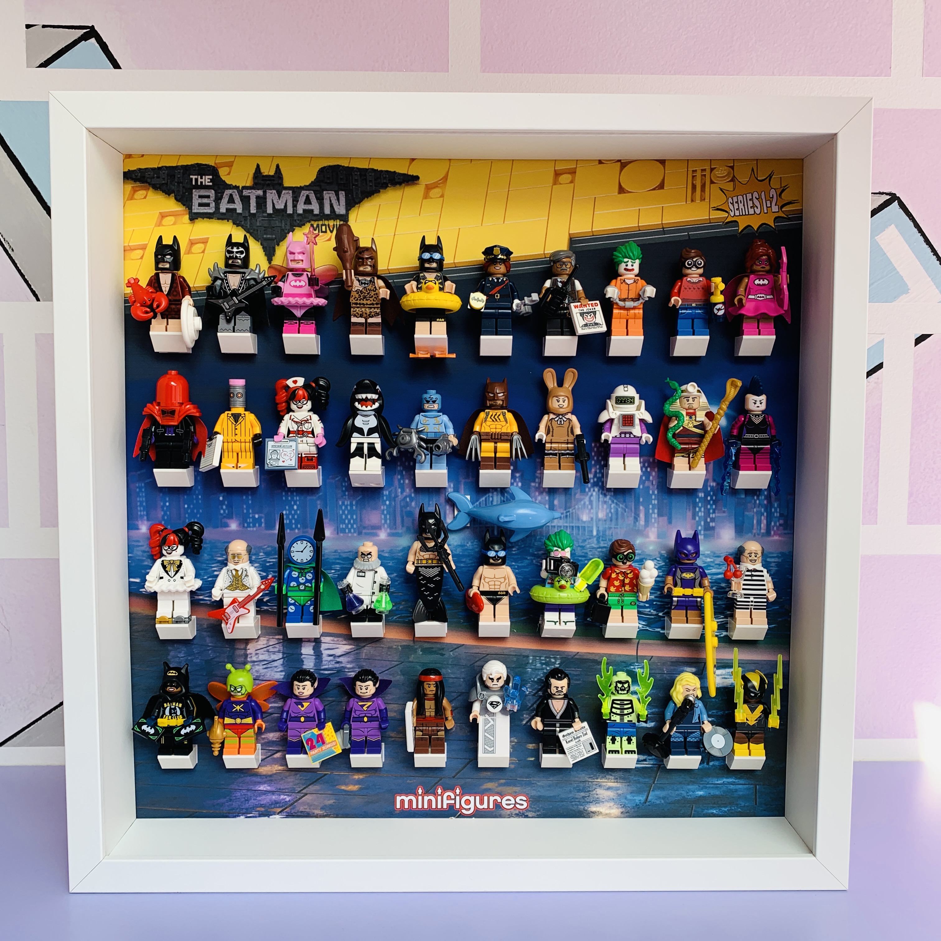 Serie The Batman Movie 1 e 2 Display Medium Frame 