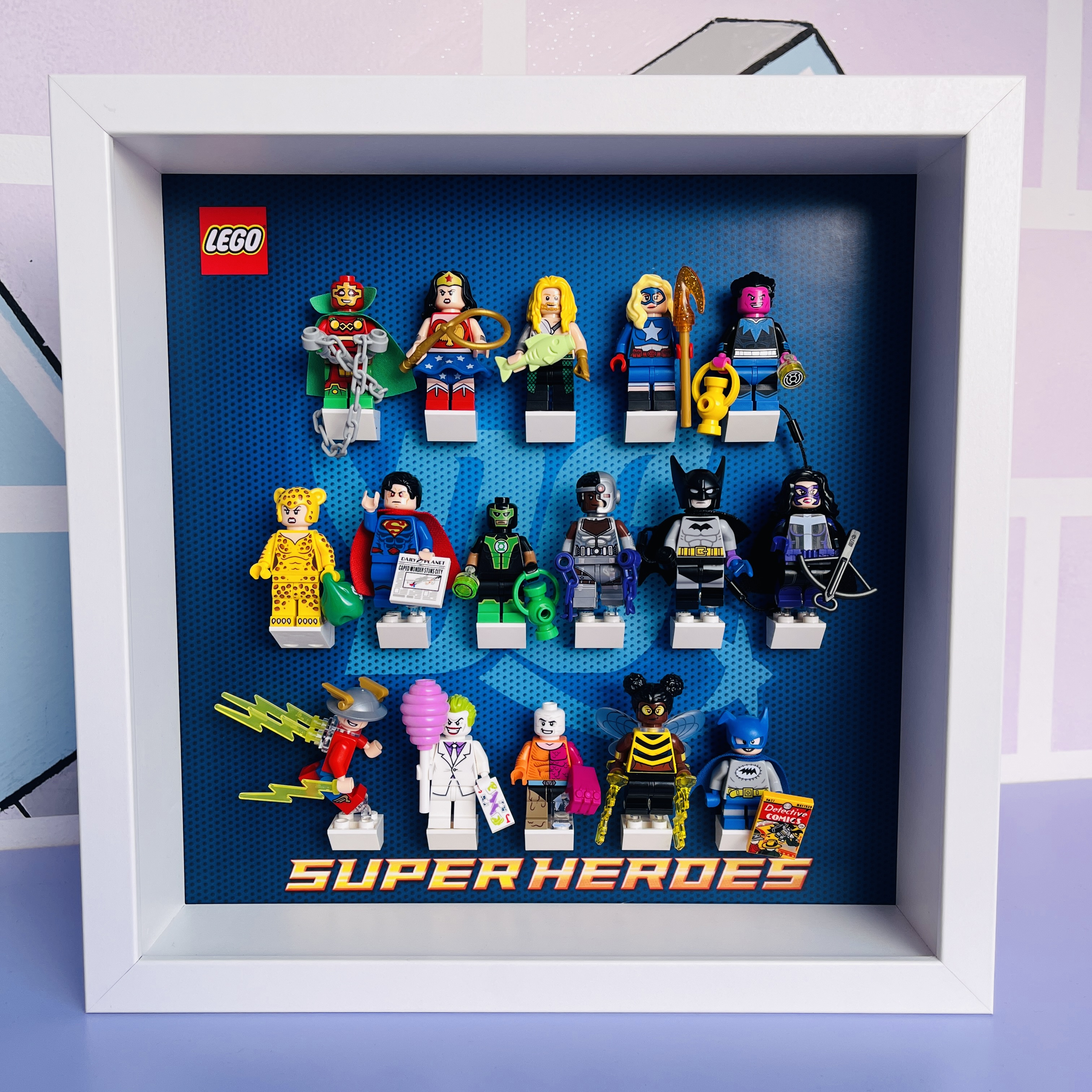 Serie DC Comics Superheroes 71026 Display Classic Frame 