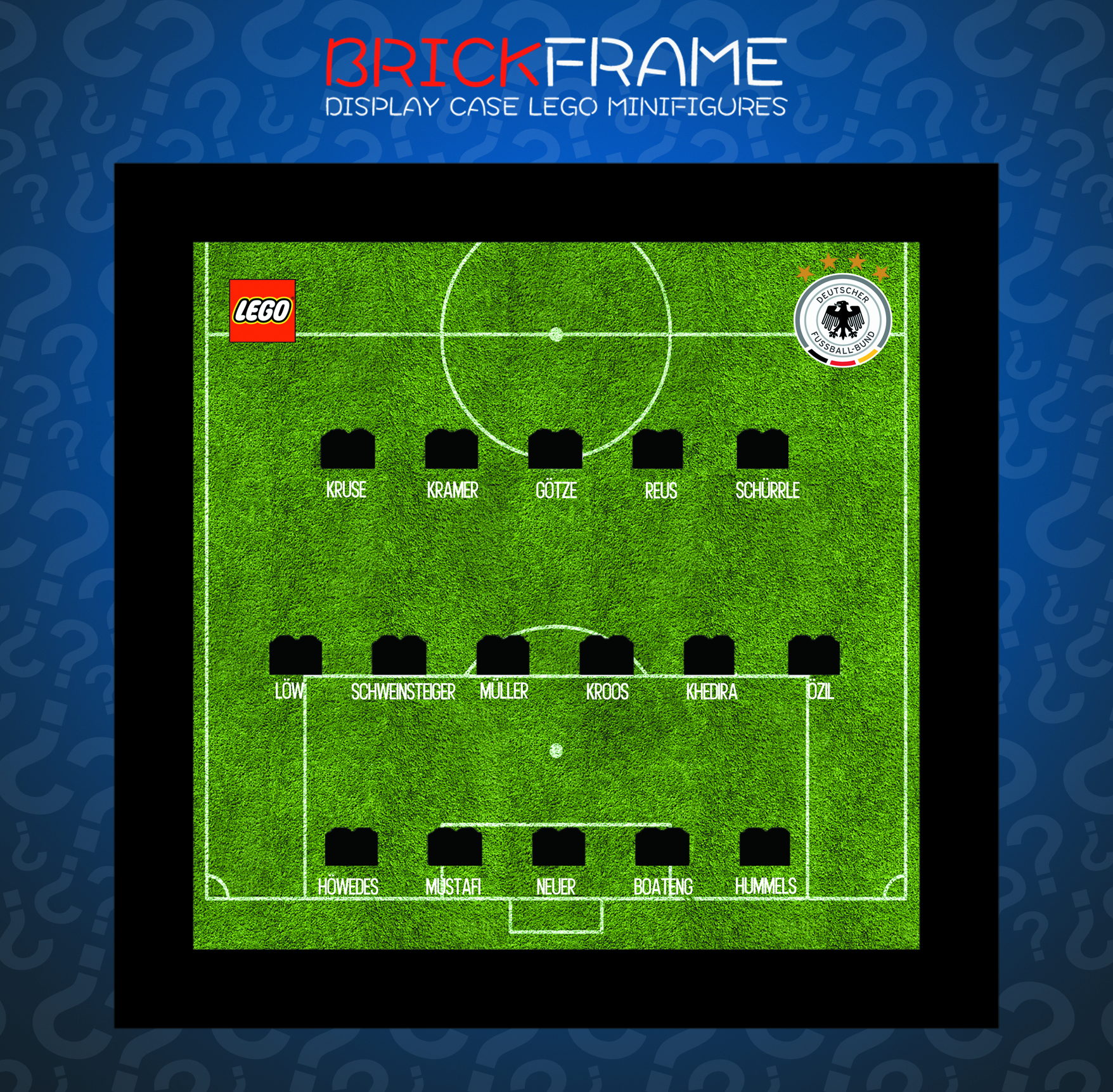 Serie DFB Germania Mondiale 2014 71014 Display Classic Frame 