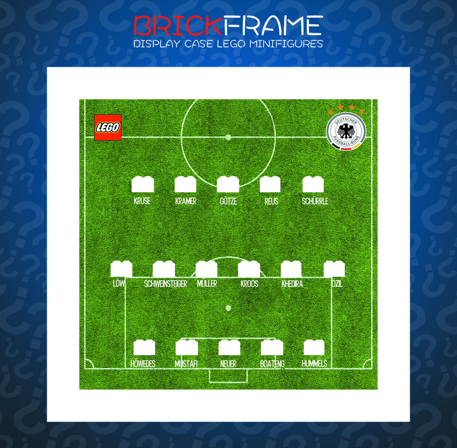 Serie DFB Germania Mondiale 2014 71014 Display Classic Frame