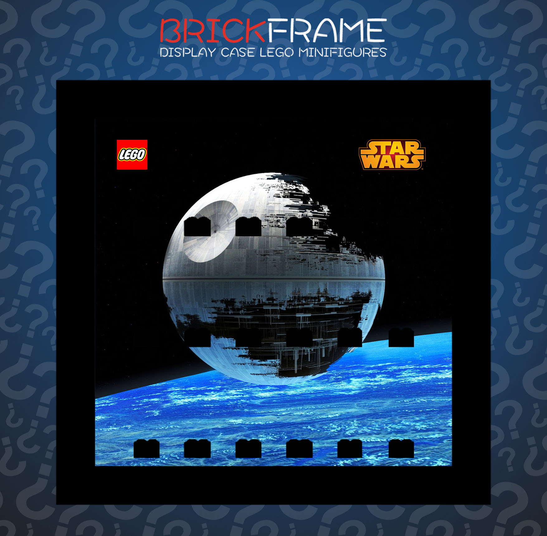 Cornice Vetrina Display Case Classic Frame adatta per Lego Minifigures Star Wars Varie