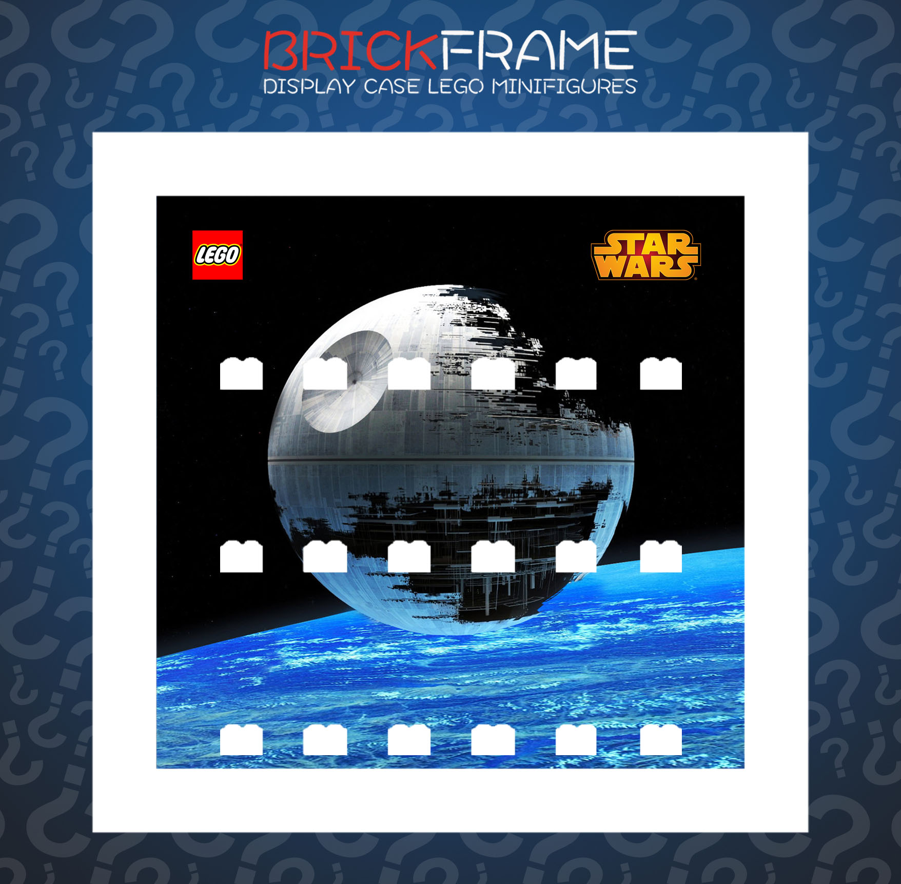 Cornice Vetrina Display Case Classic Frame adatta per Lego Minifigures Star Wars Varie