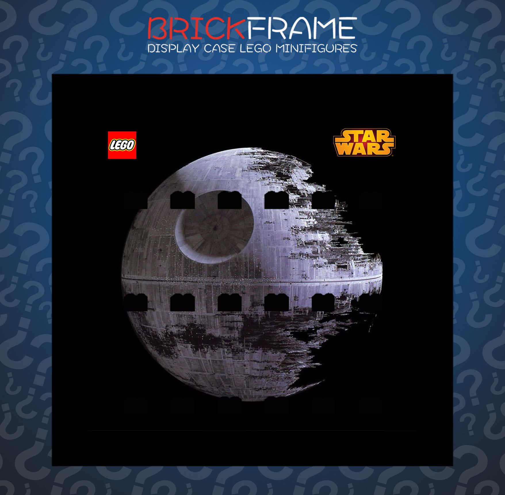Cornice Vetrina Display Case Classic Frame adatta per Lego Minifigures Star Wars Varie