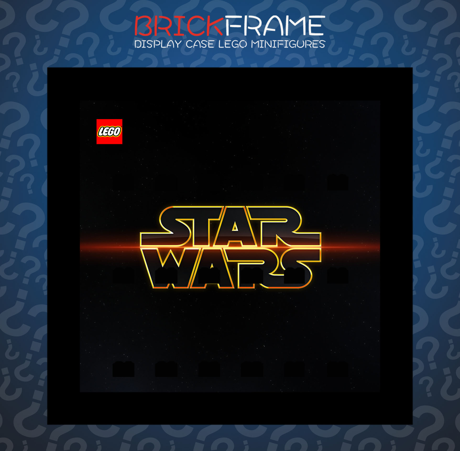 Cornice Vetrina Display Case Classic Frame adatta per Lego Minifigures Star Wars Varie