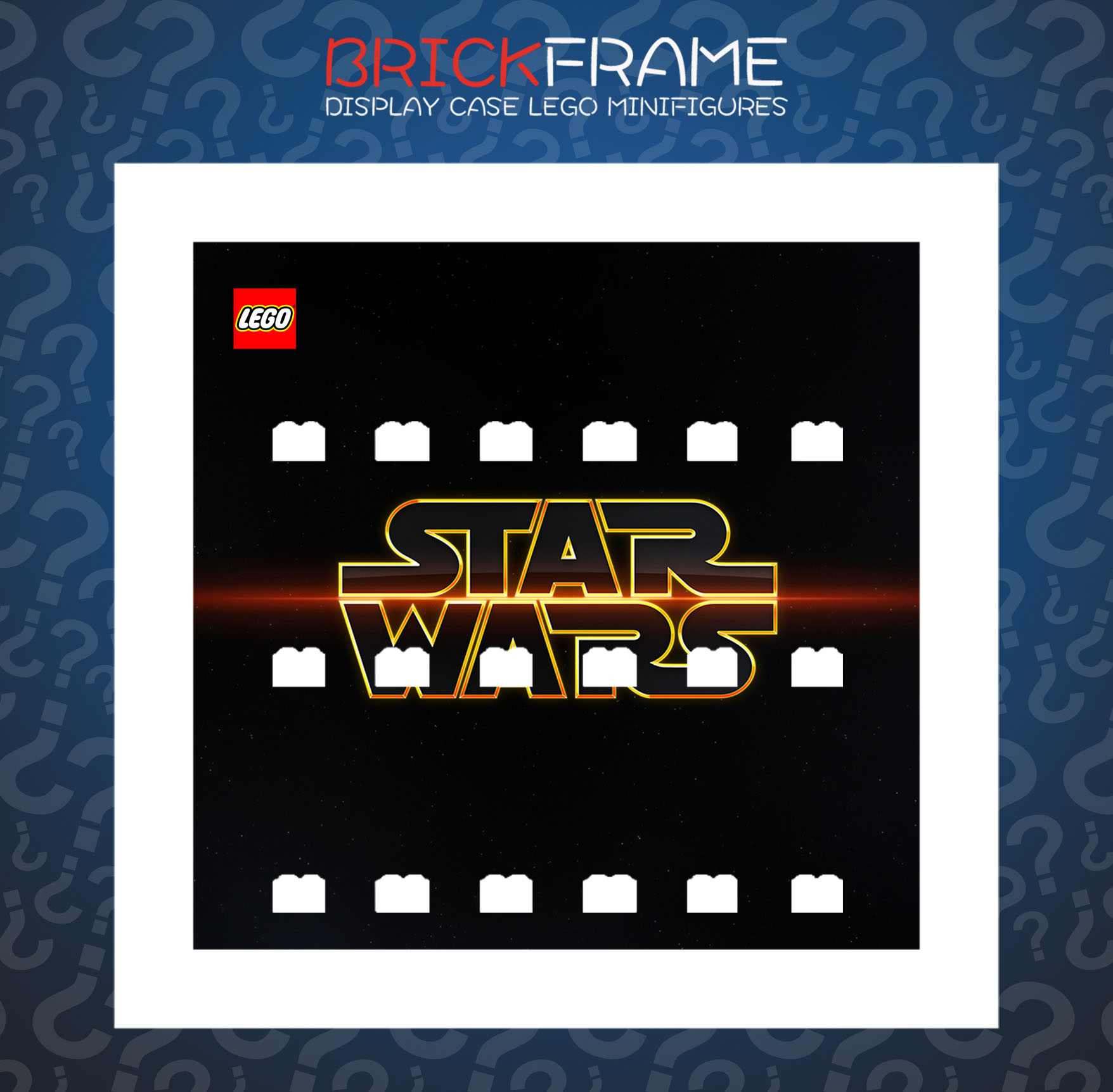 Cornice Vetrina Display Case Classic Frame adatta per Lego Minifigures Star Wars Varie