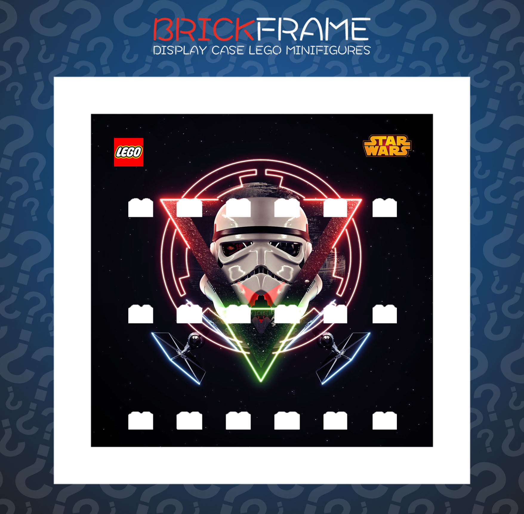 Cornice Vetrina Display Case Classic Frame adatta per Lego Minifigures Star Wars Varie