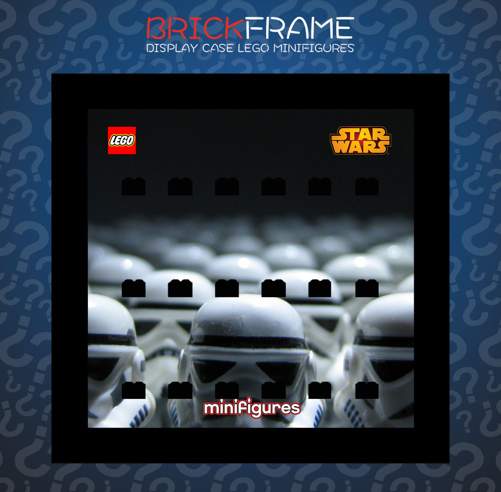 Cornice Vetrina Display Case Classic Frame adatta per Lego Minifigures Star Wars Varie