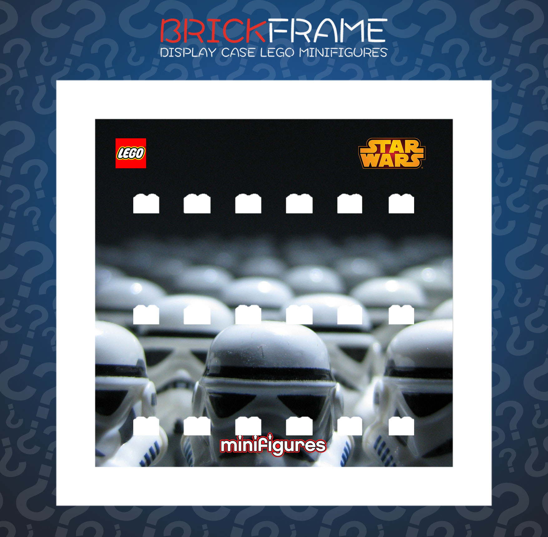Cornice Vetrina Display Case Classic Frame adatta per Lego Minifigures Star Wars Varie