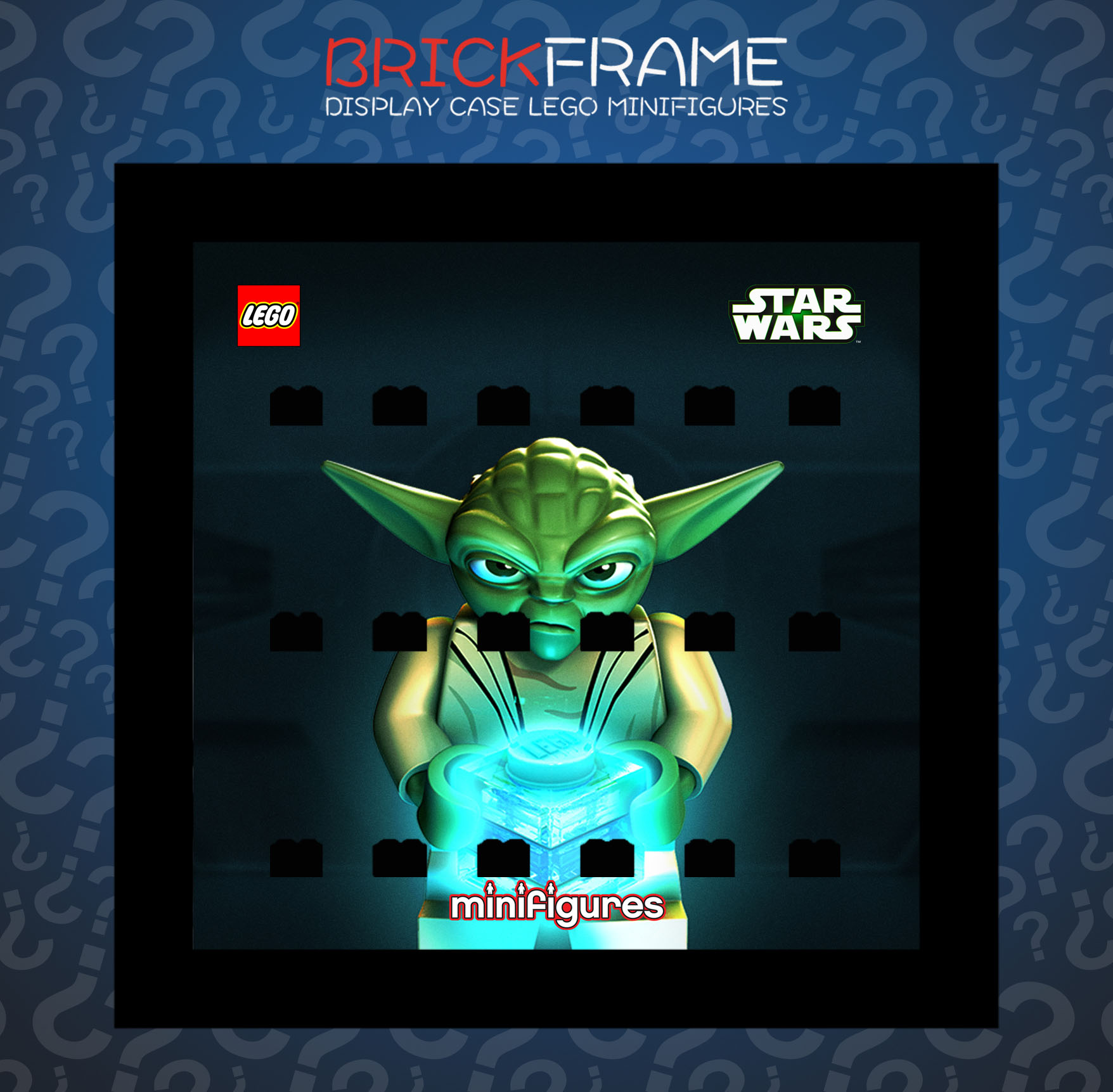 Cornice Vetrina Display Case Classic Frame adatta per Lego Minifigures Star Wars Varie