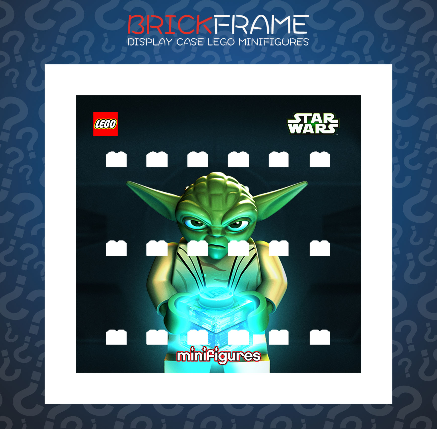 Cornice Vetrina Display Case Classic Frame adatta per Lego Minifigures Star Wars Varie