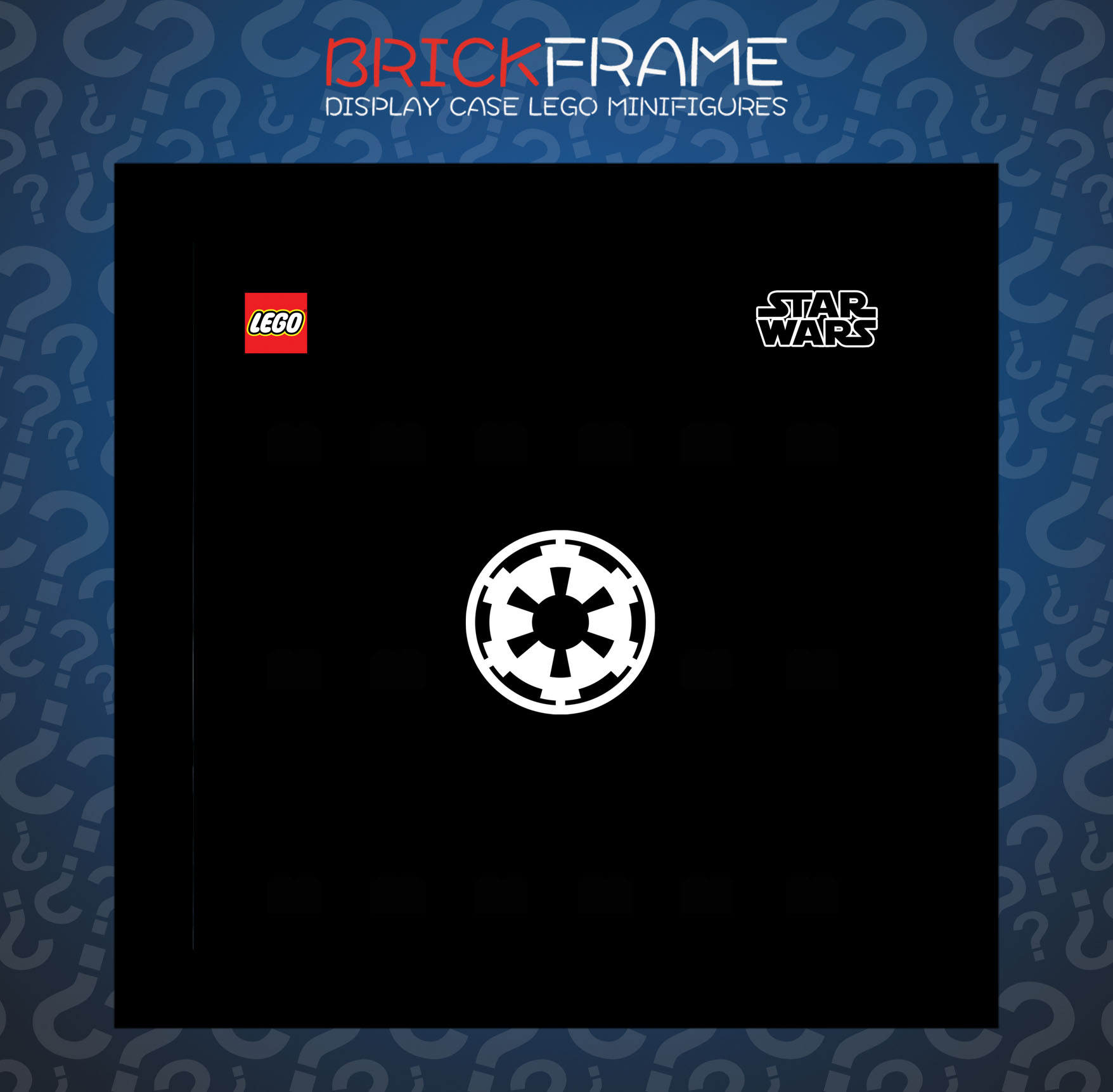 Cornice Vetrina Display Case Classic Frame adatta per Lego Minifigures Star Wars Varie