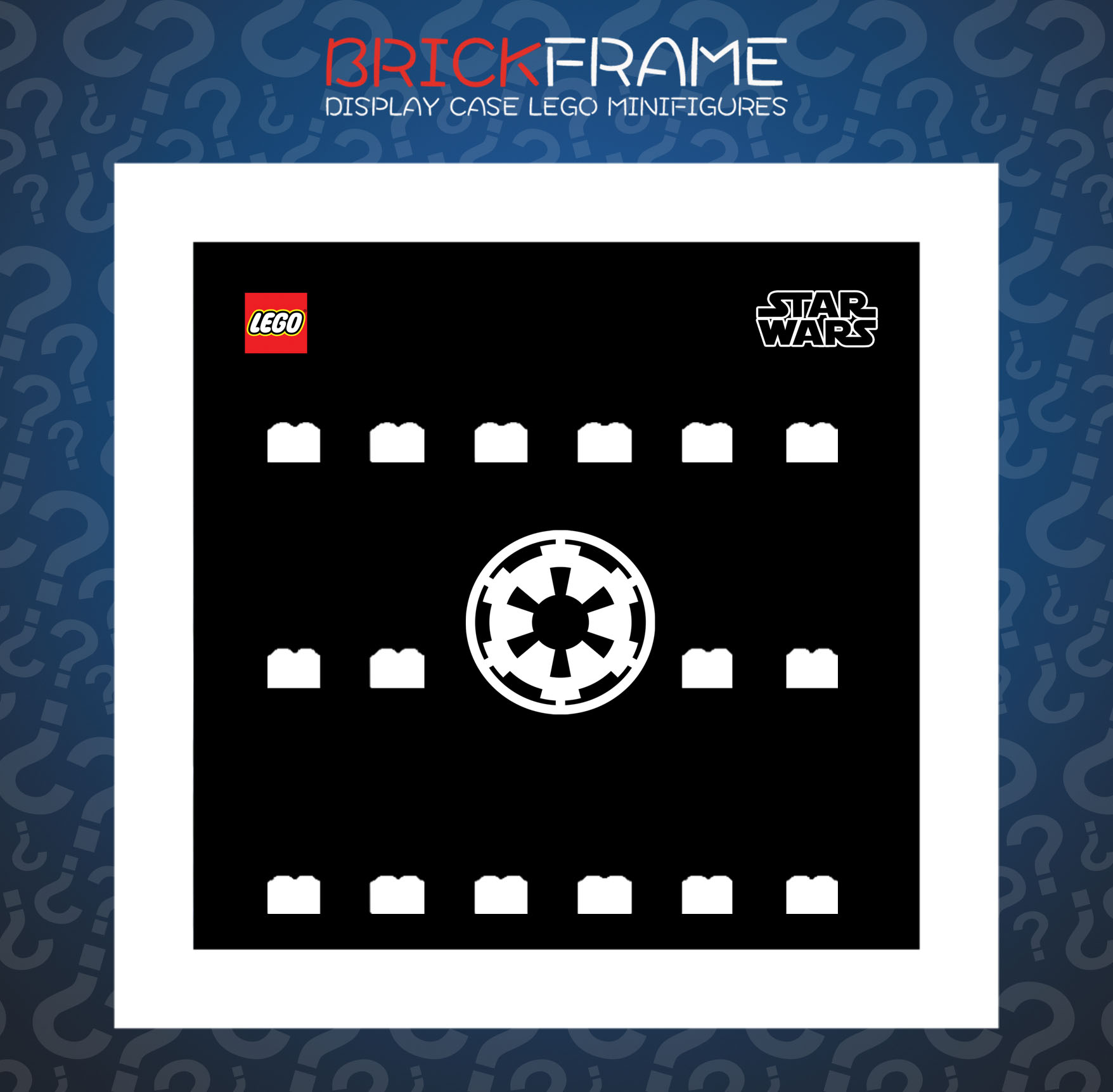 Cornice Vetrina Display Case Classic Frame adatta per Lego Minifigures Star Wars Varie