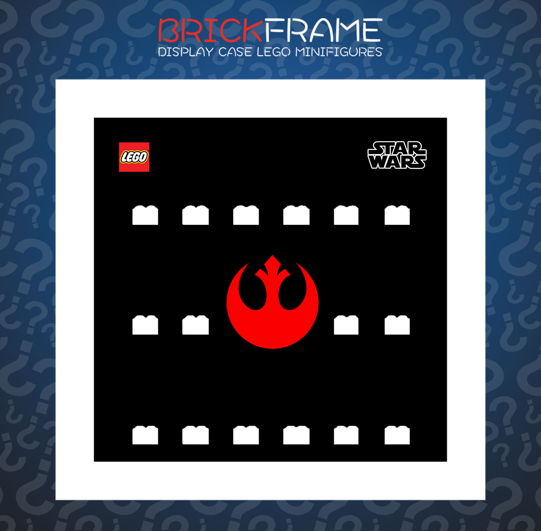Cornice Vetrina Display Case Classic Frame adatta per Lego Minifigures Star Wars Varie