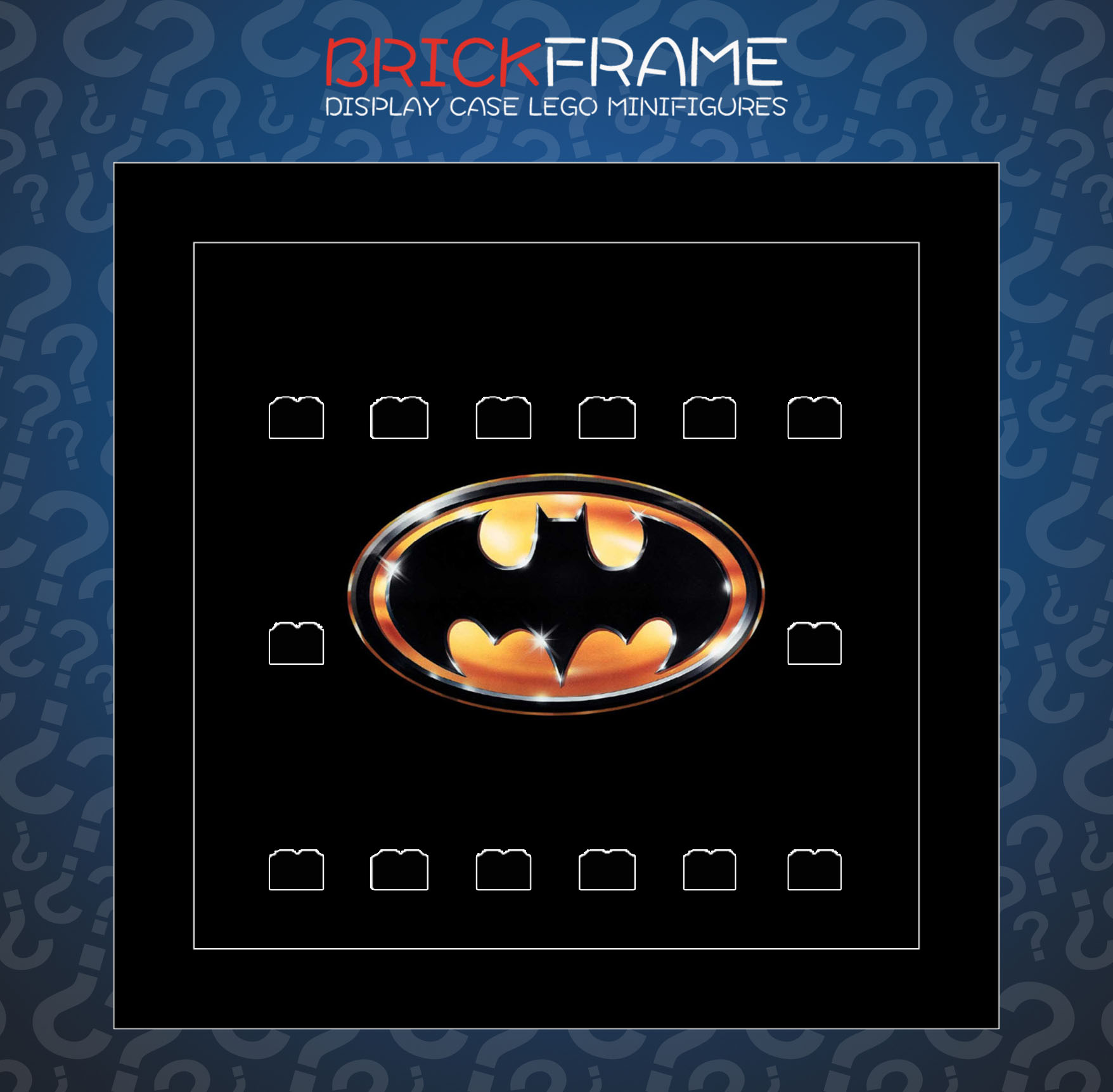 Cornice Vetrina Display Case Classic Frame adatta per Lego Minifigures Batman Tim Burton 