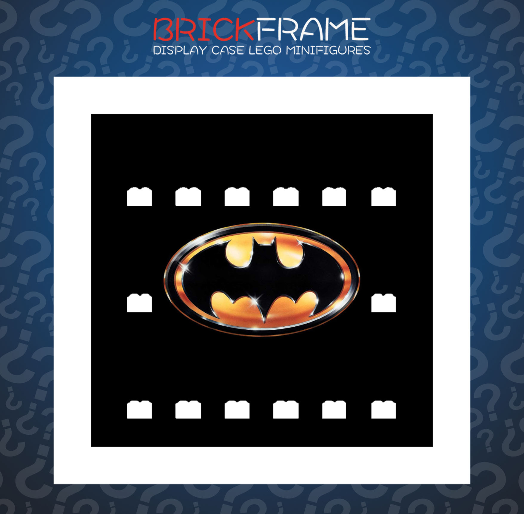 Cornice Vetrina Display Case Classic Frame adatta per Lego Minifigures Batman Tim Burton 