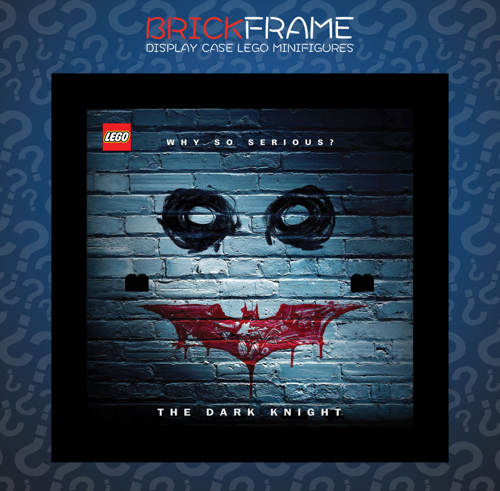 Cornice Vetrina Display Case Classic Frame adatta per Lego Minifigures Batman The Dark Night