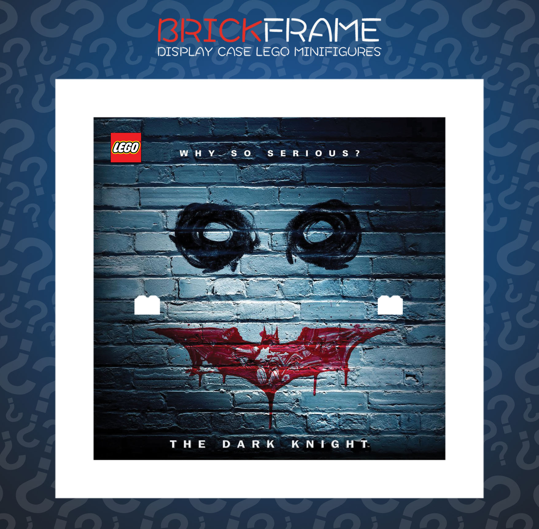 Cornice Vetrina Display Case Classic Frame adatta per Lego Minifigures Batman The Dark Night
