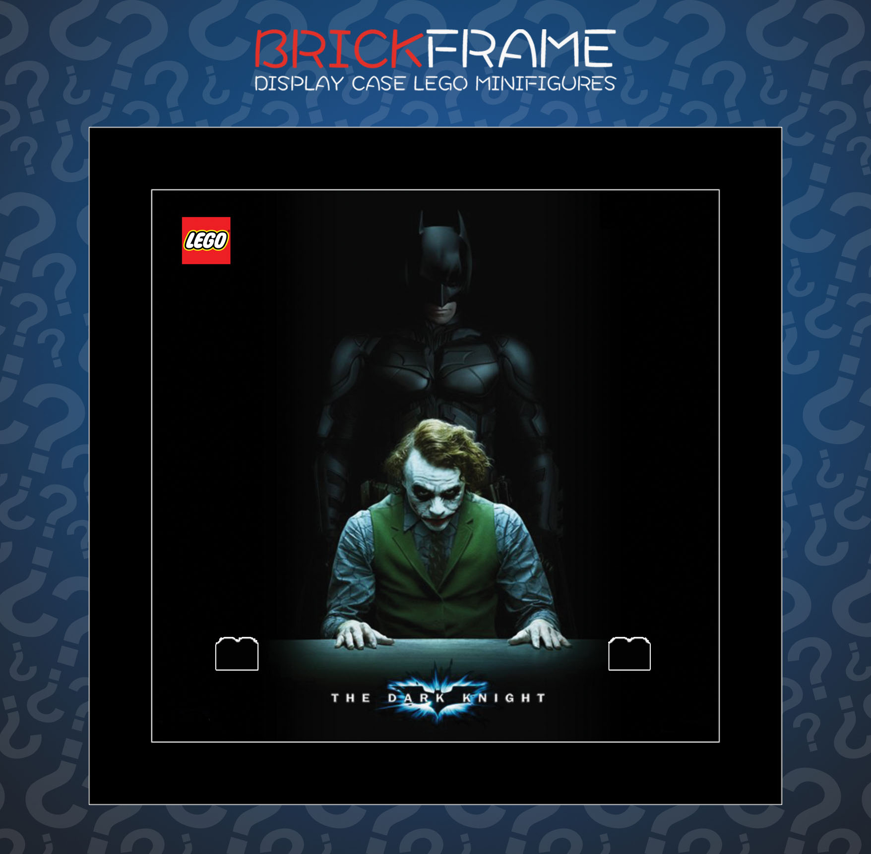 Cornice Vetrina Display Case Classic Frame adatta per Lego Minifigures Batman The Dark Night