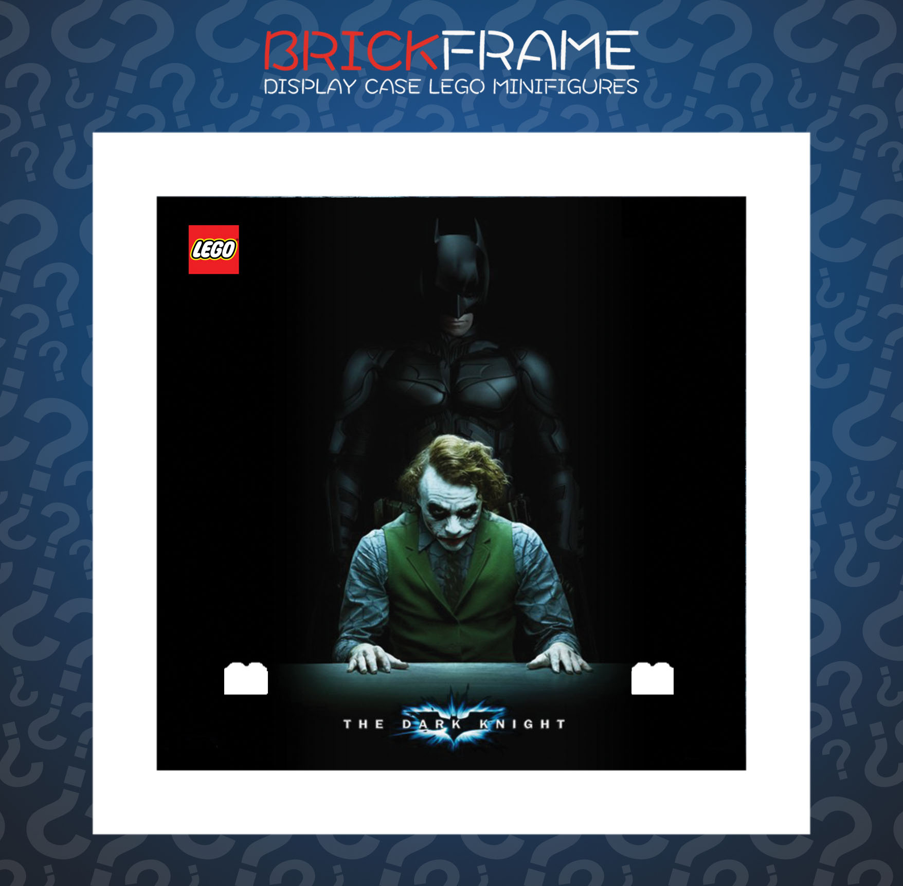 Cornice Vetrina Display Case Classic Frame adatta per Lego Minifigures Batman The Dark Night