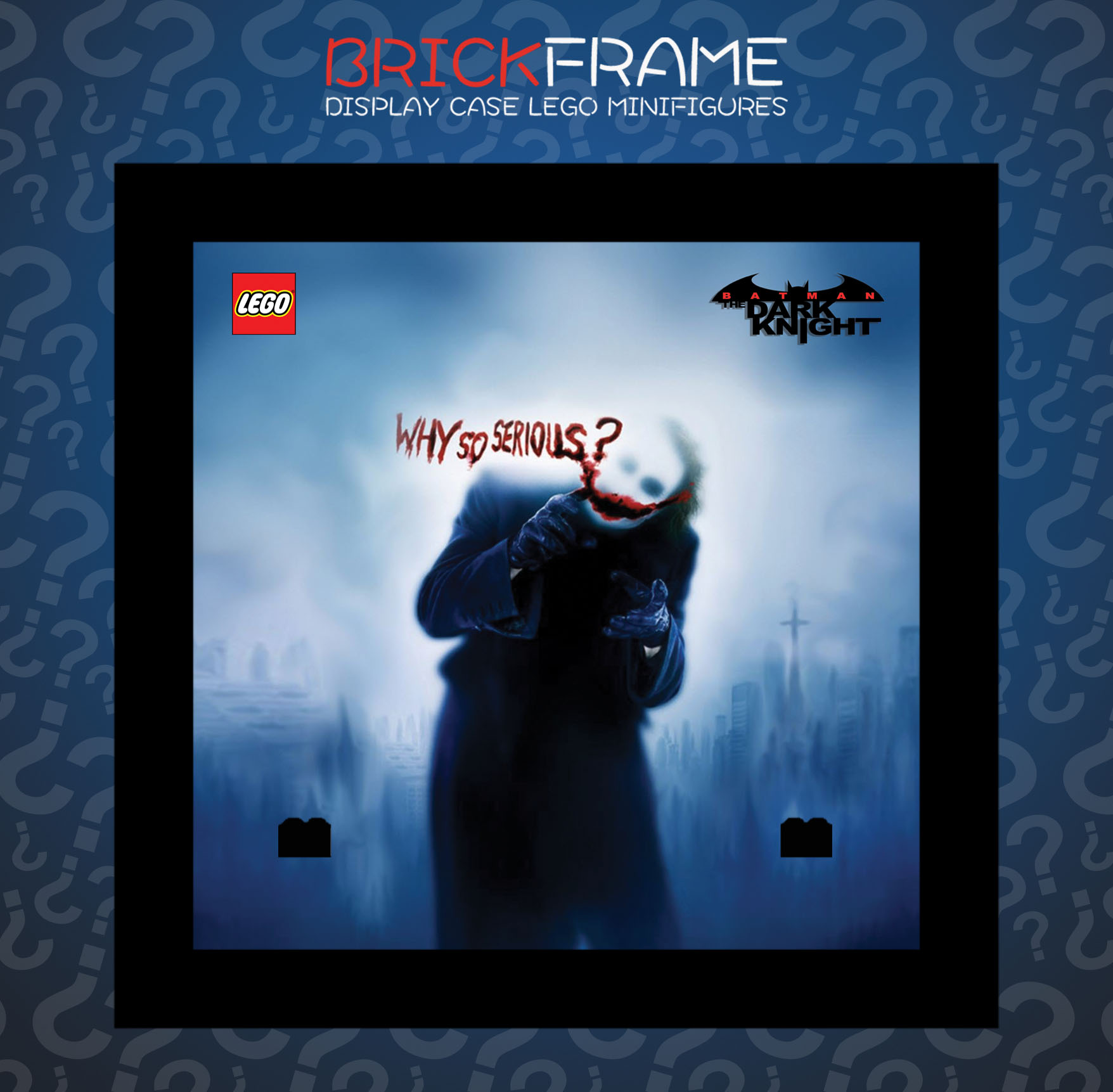 Cornice Vetrina Display Case Classic Frame adatta per Lego Minifigures Batman The Dark Night