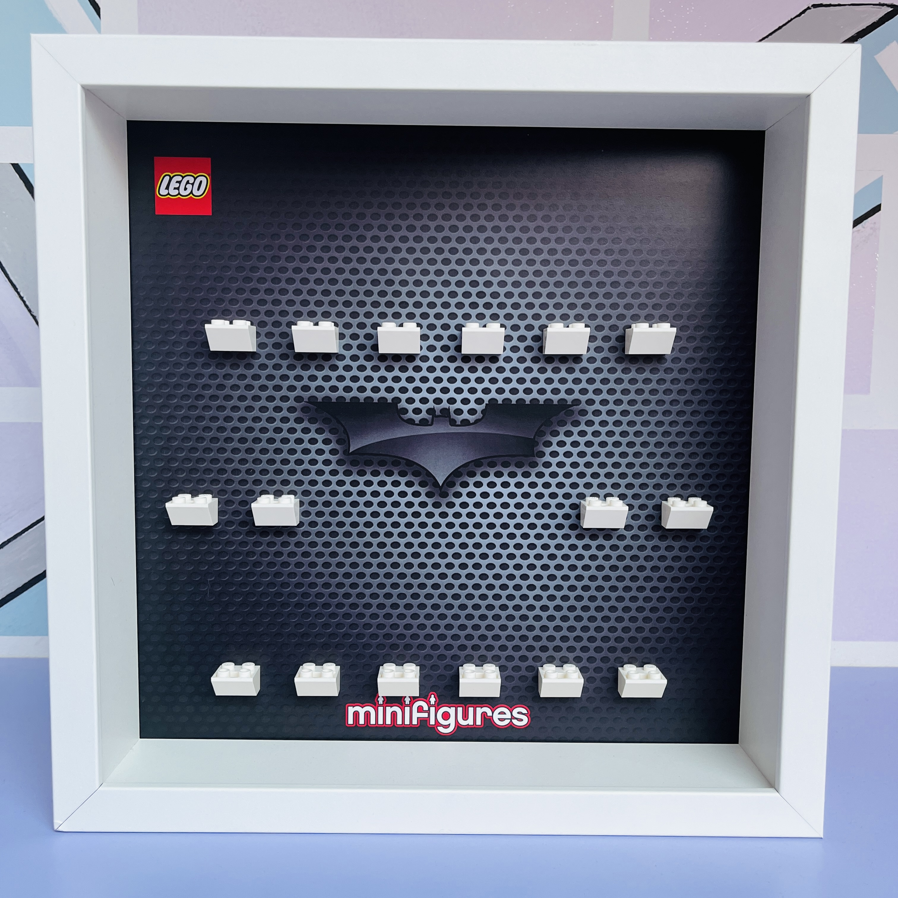 Cornice Vetrina Display Case Classic Frame adatta per Lego Minifigures Batman 