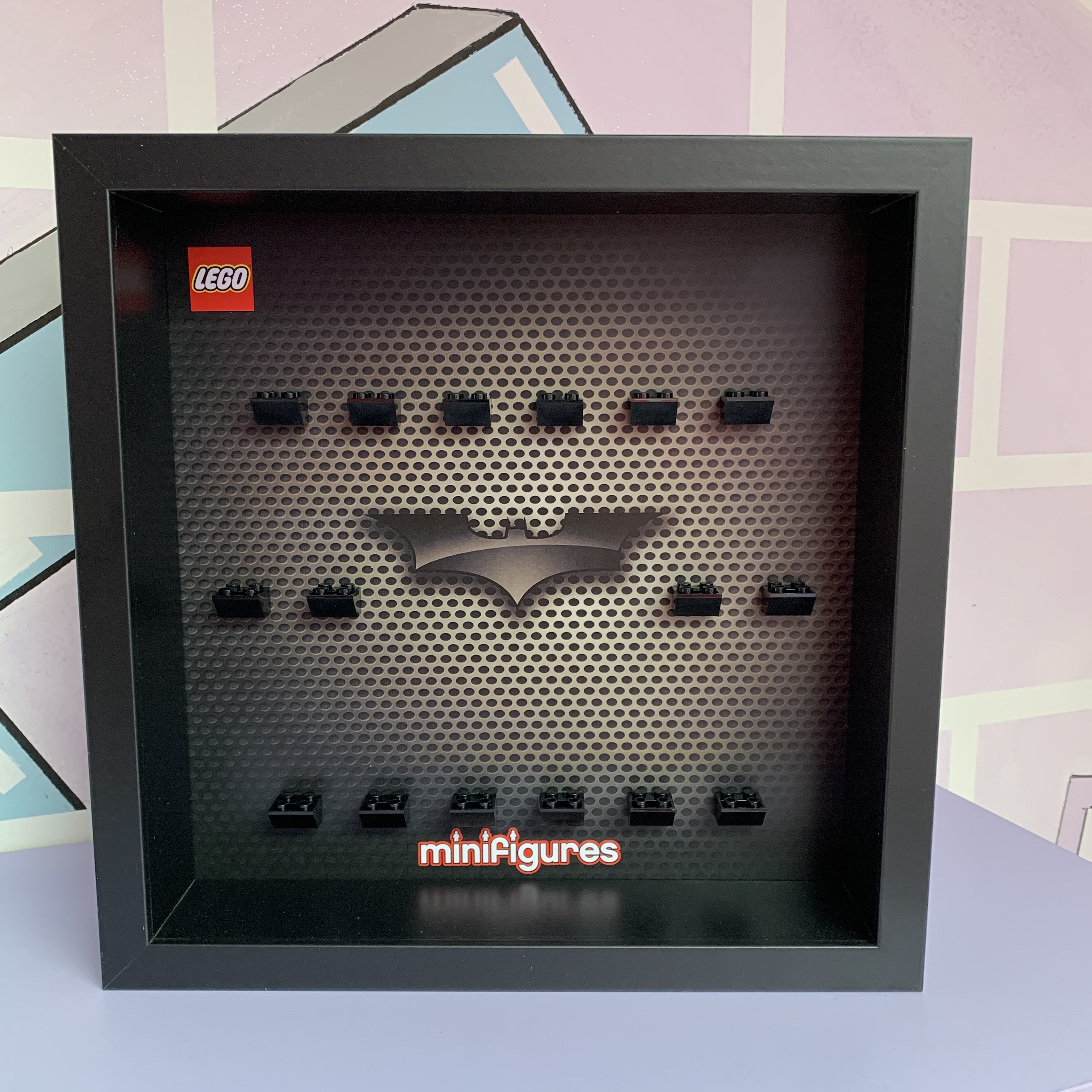 Cornice Vetrina Display Case Classic Frame adatta per Lego Minifigures Batman 