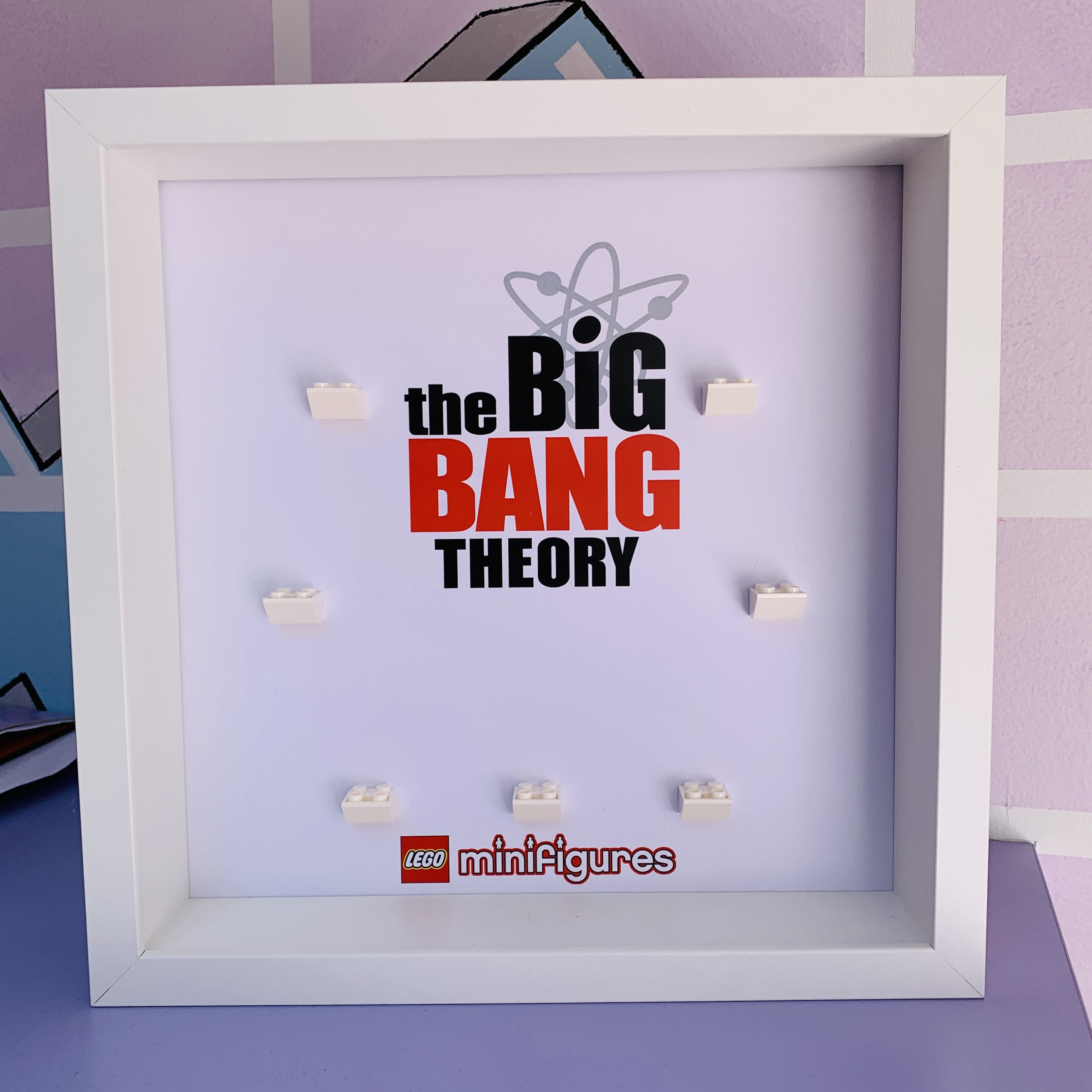 Cornice Vetrina Display Case Classic Frame adatta per Lego Minifigures The Big Bang Theory Ideas 21302