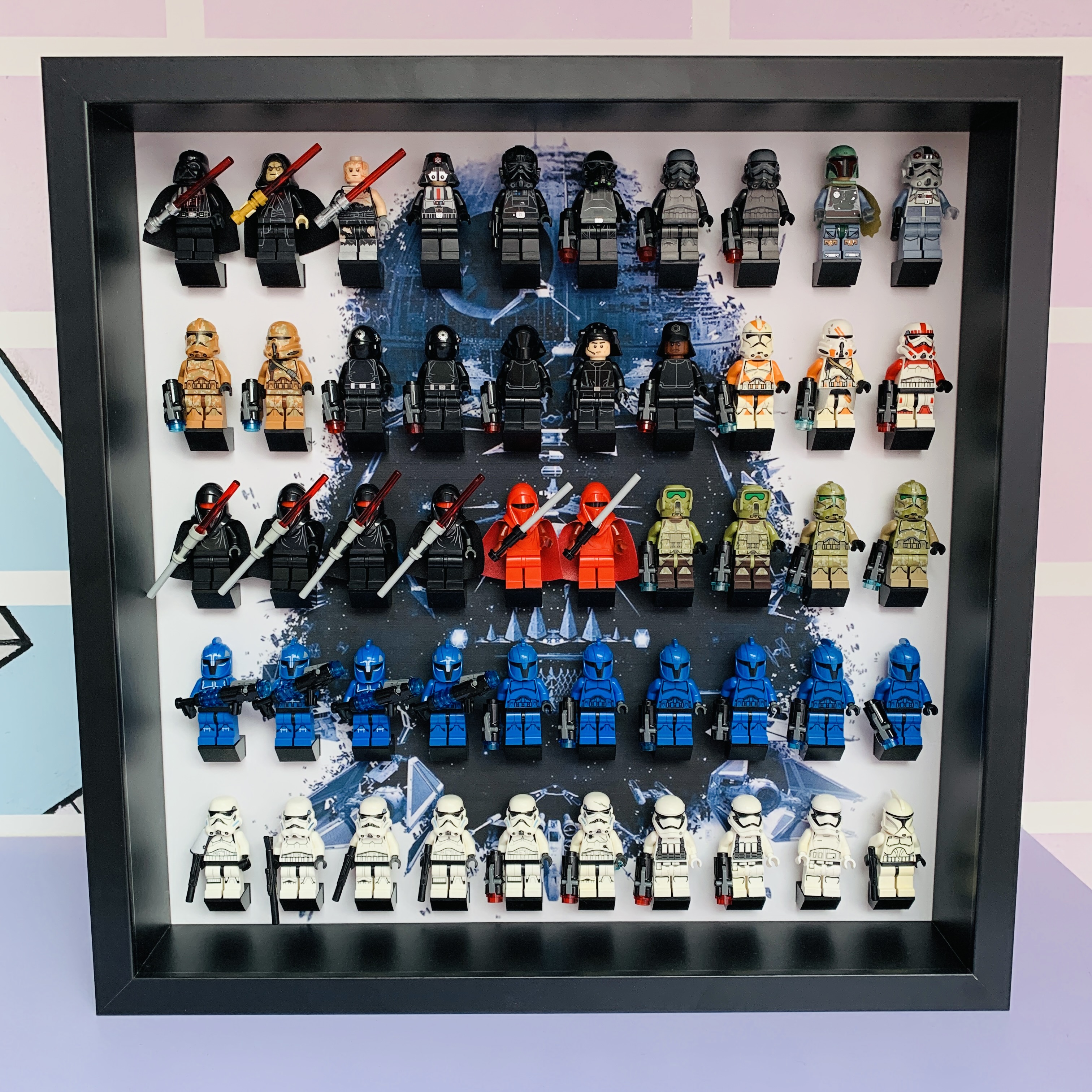 Cornice Medium Frame adatta per Minifigure Lego Star Wars