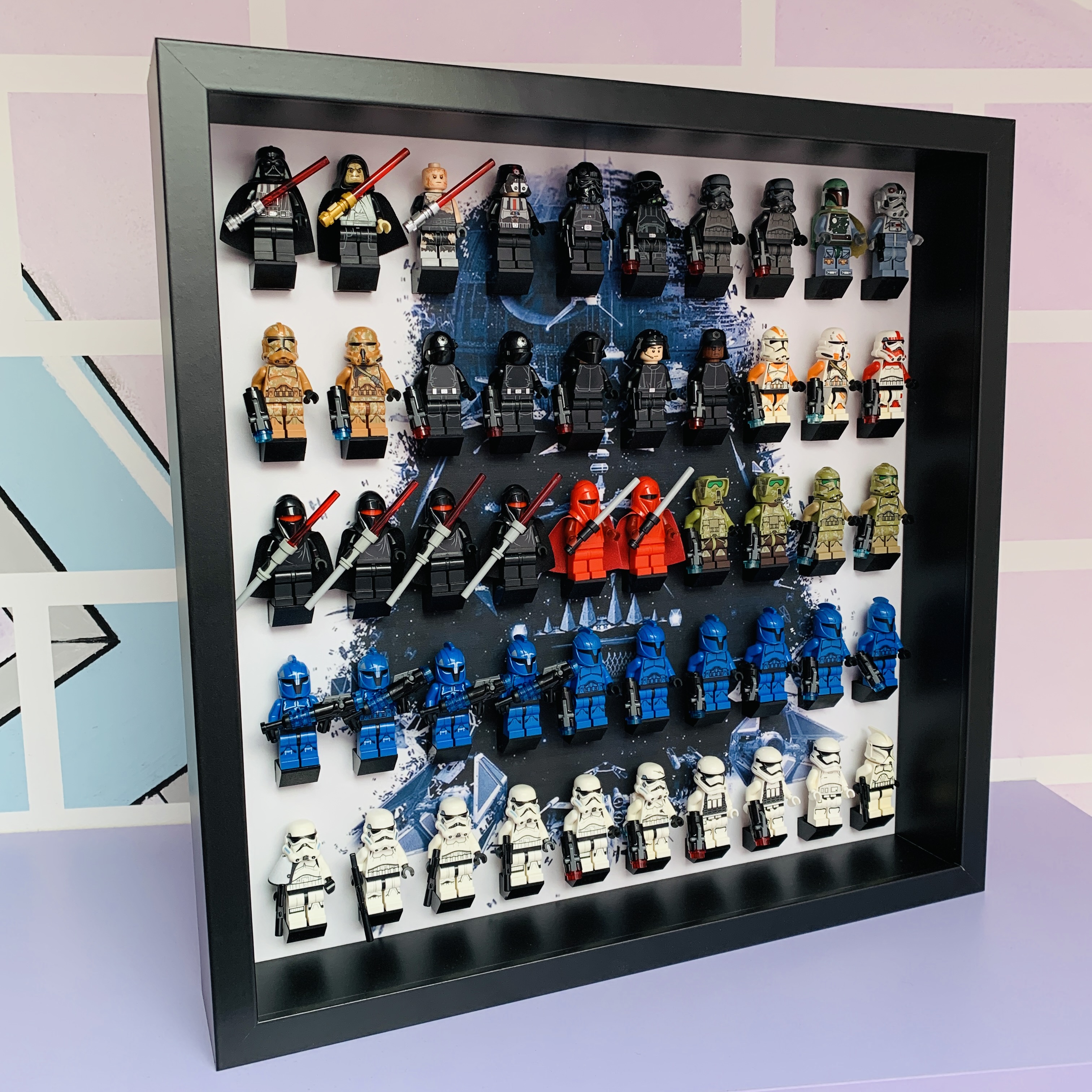 Cornice Medium Frame adatta per Minifigure Lego Star Wars