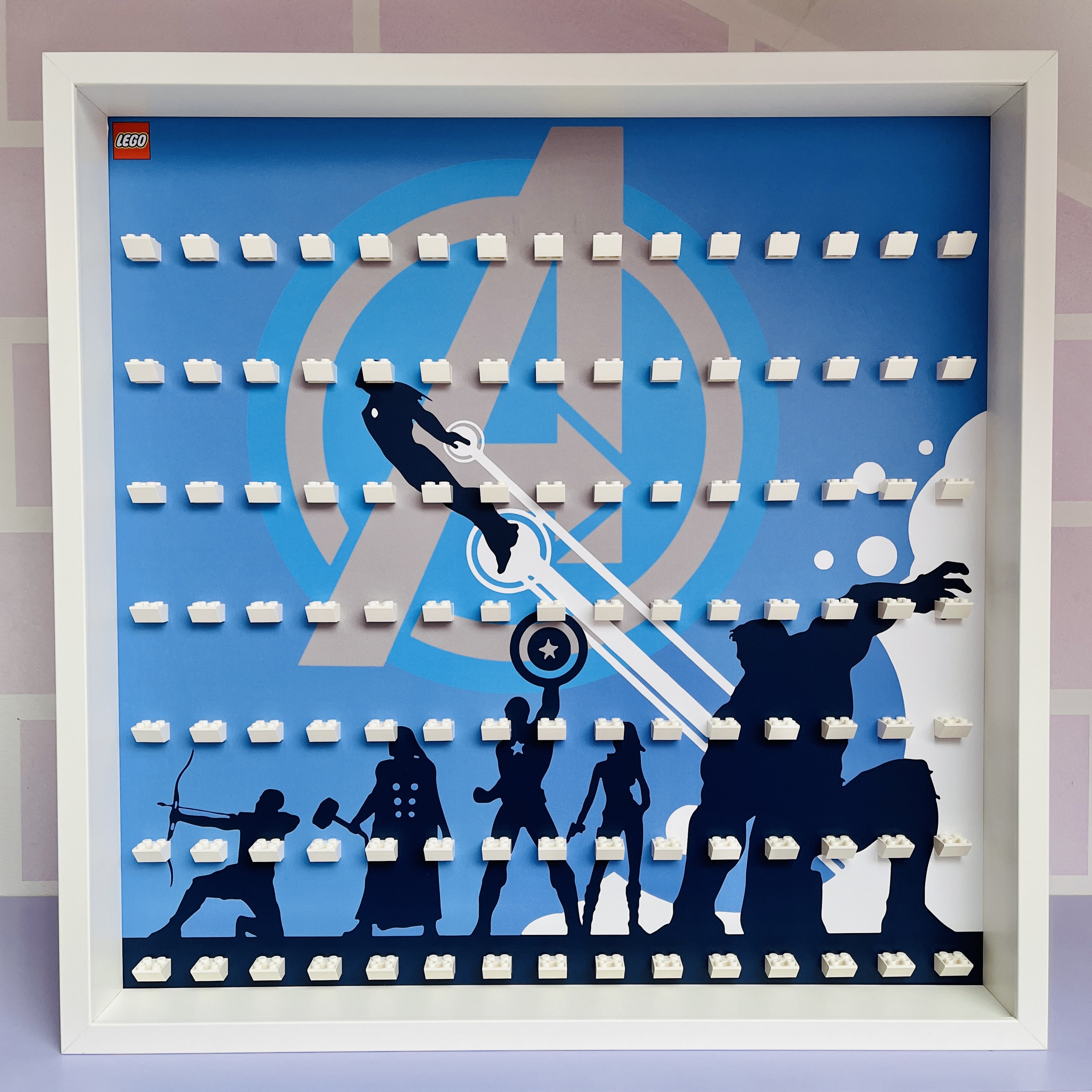 Cornice Espositiva Big Frame Lego Avengers Edition