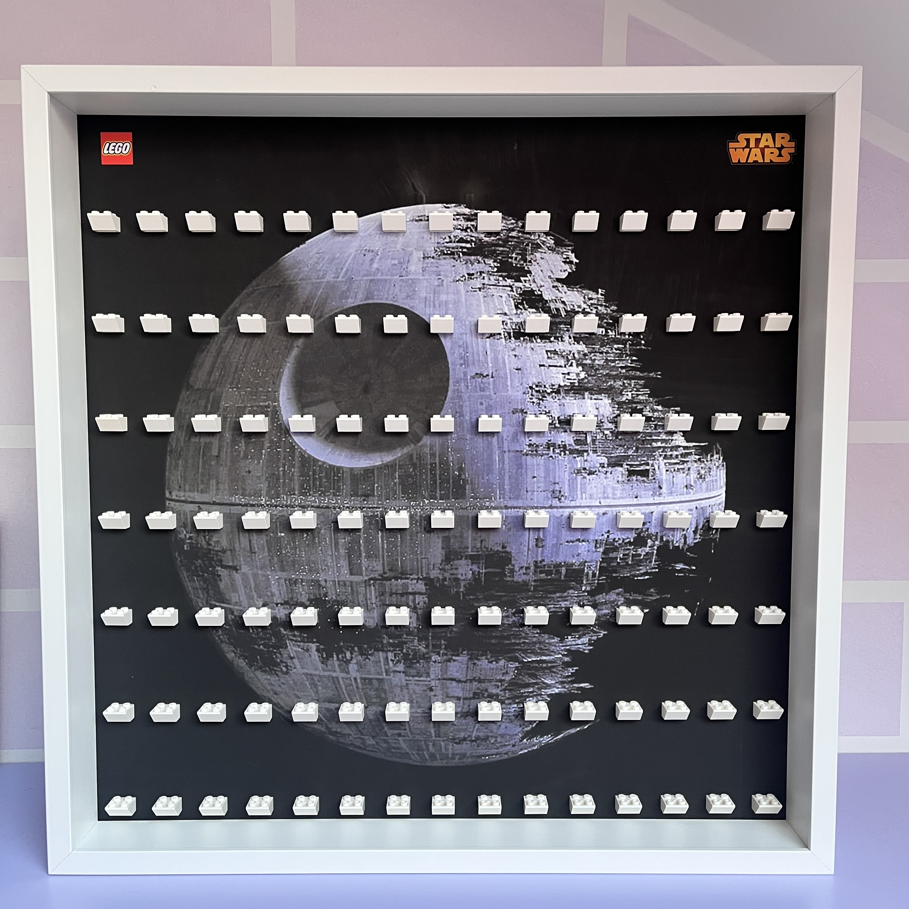 Cornice Espositiva Big Frame Lego Star Wars Death Star Edition