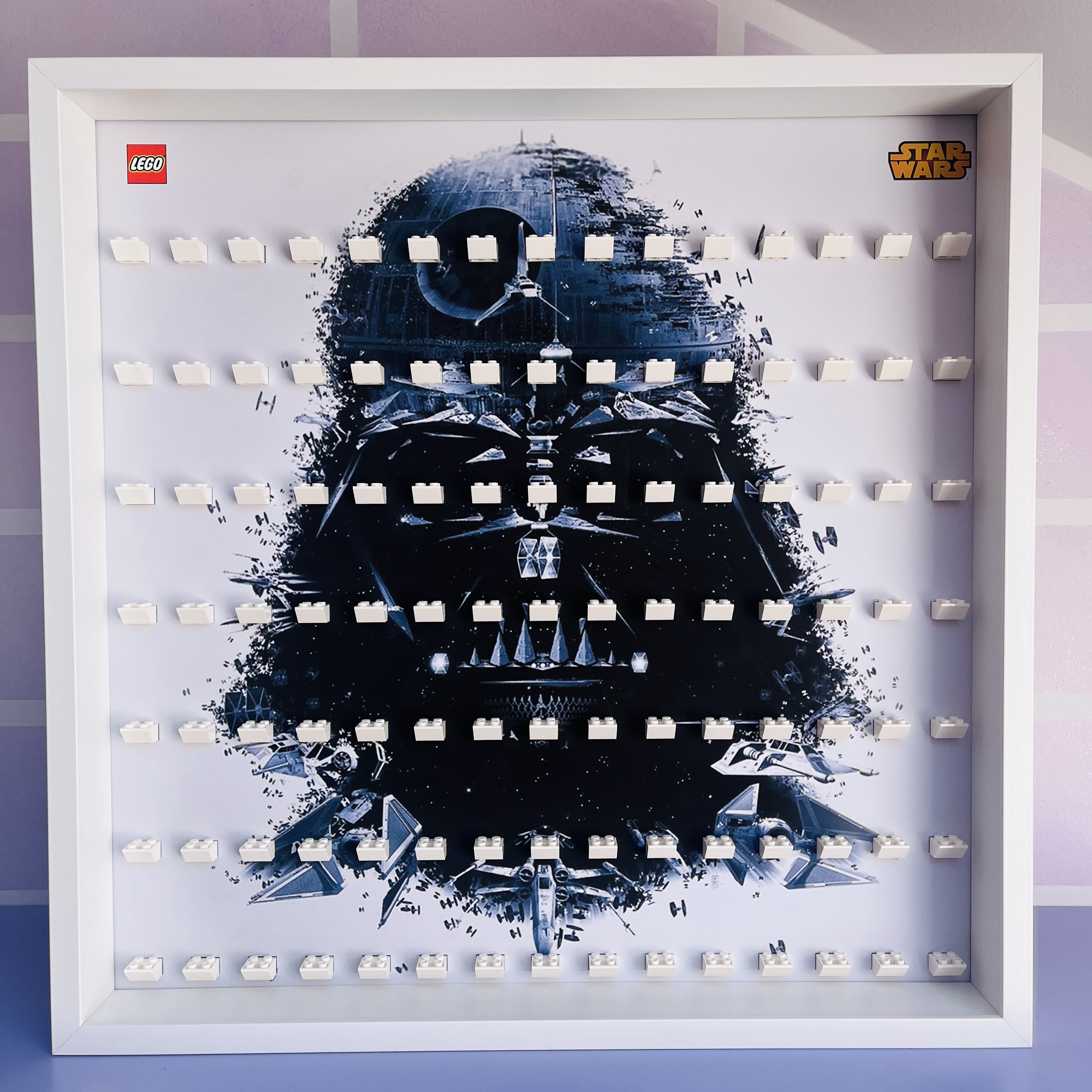 Cornice Espositiva Big Frame Lego Star Wars Darth Vader Edition