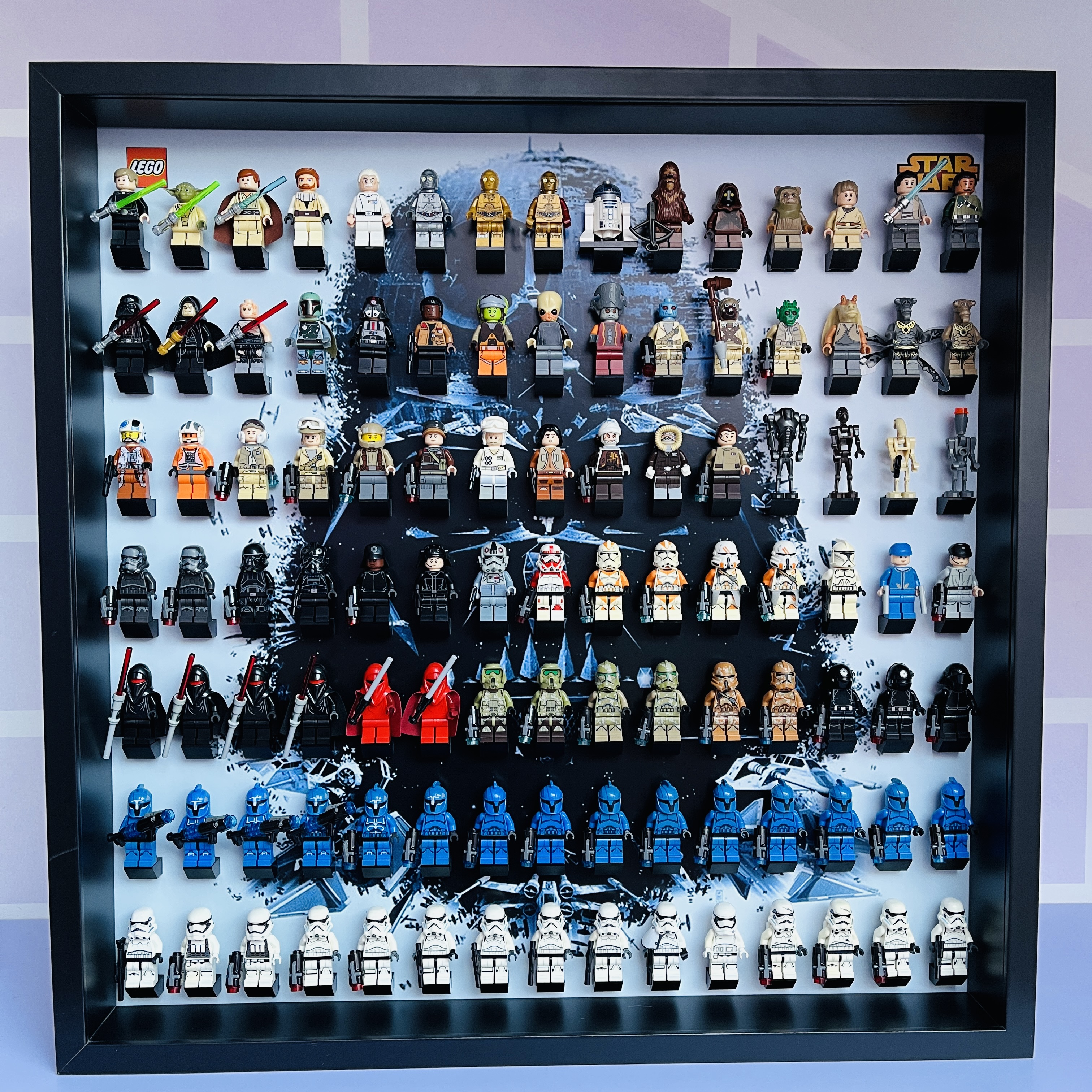 Cornice Espositiva Big Frame Lego Star Wars Darth Vader Edition