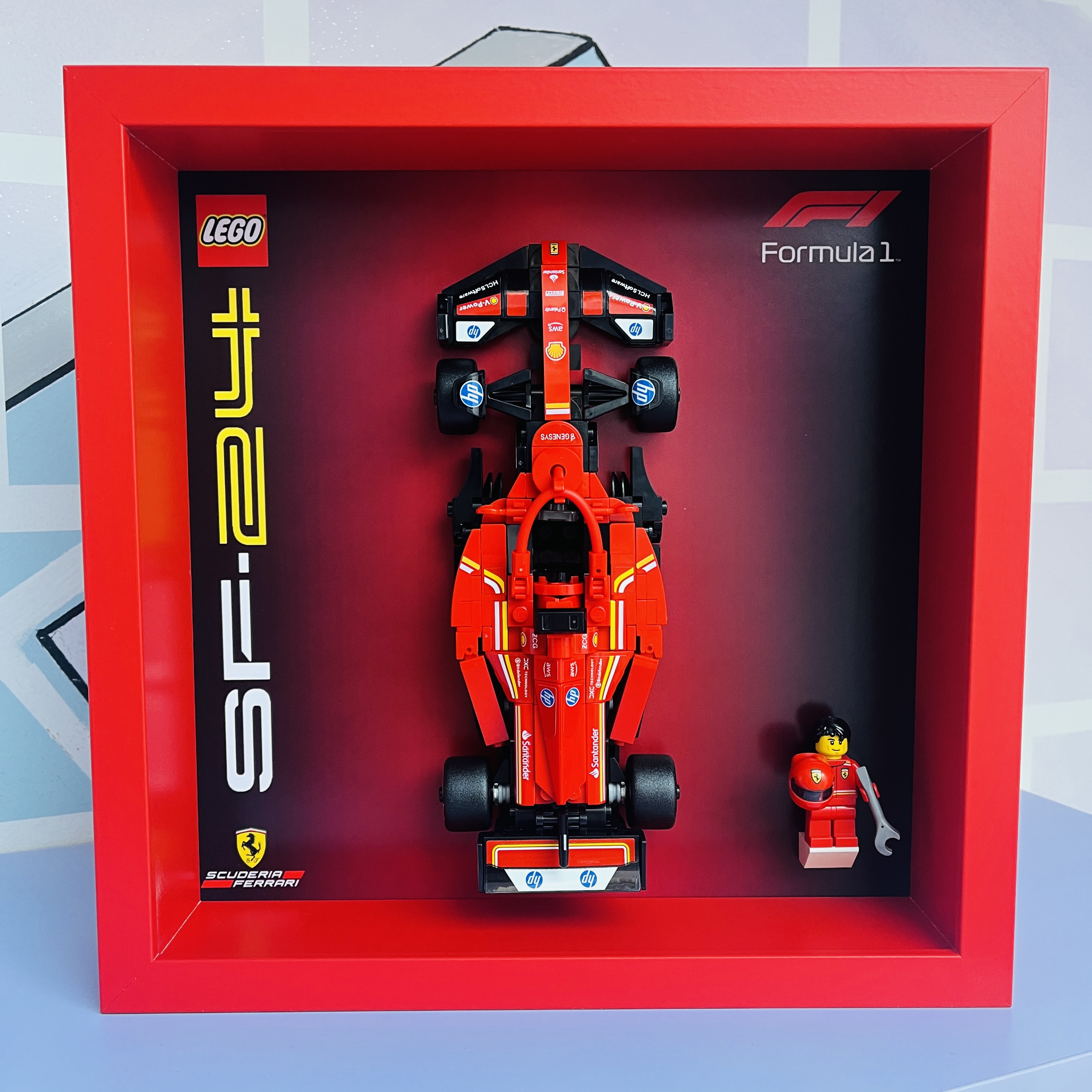 Cornice Formula Frame RED EDITION per Set Lego Speed Champions 77242