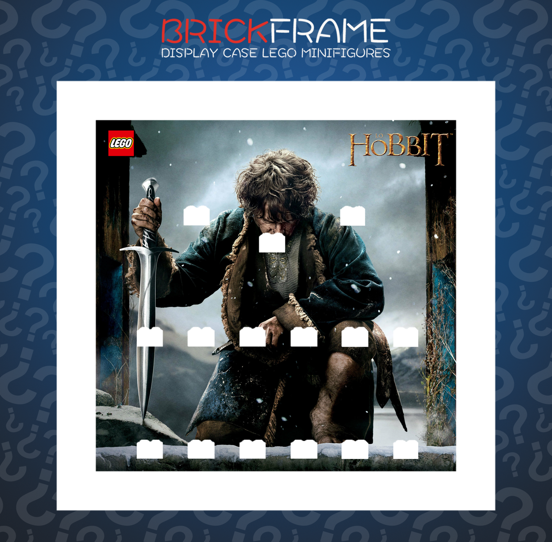 Cornice  Classic Frame adatta per Minifigures Lego Lo Hobbit 
