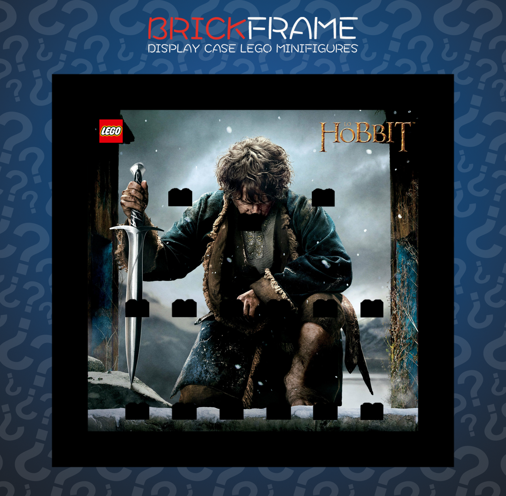 Cornice  Classic Frame adatta per Minifigures Lego Lo Hobbit 