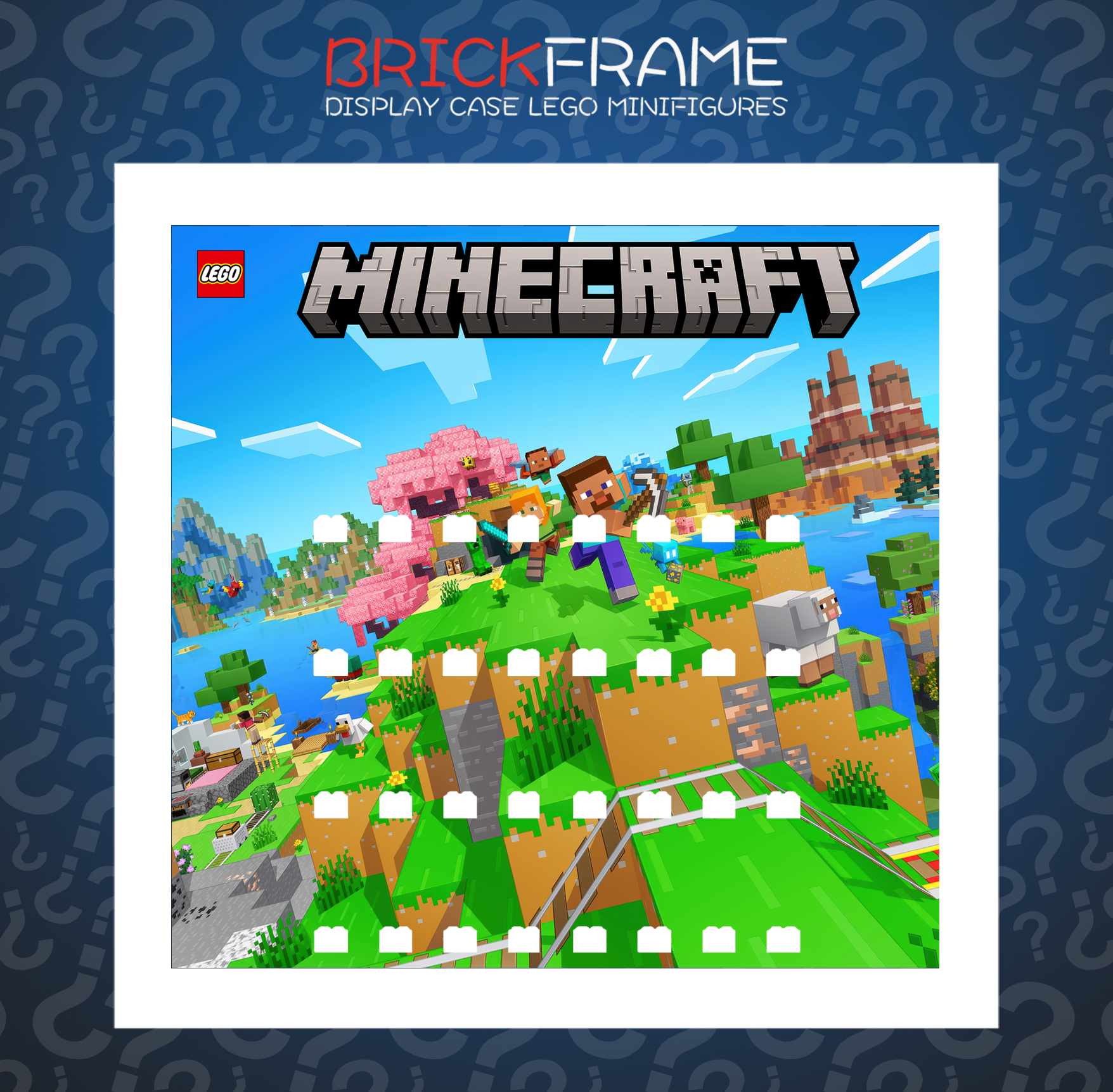 Cornice Medium Frame Lego Minecraft