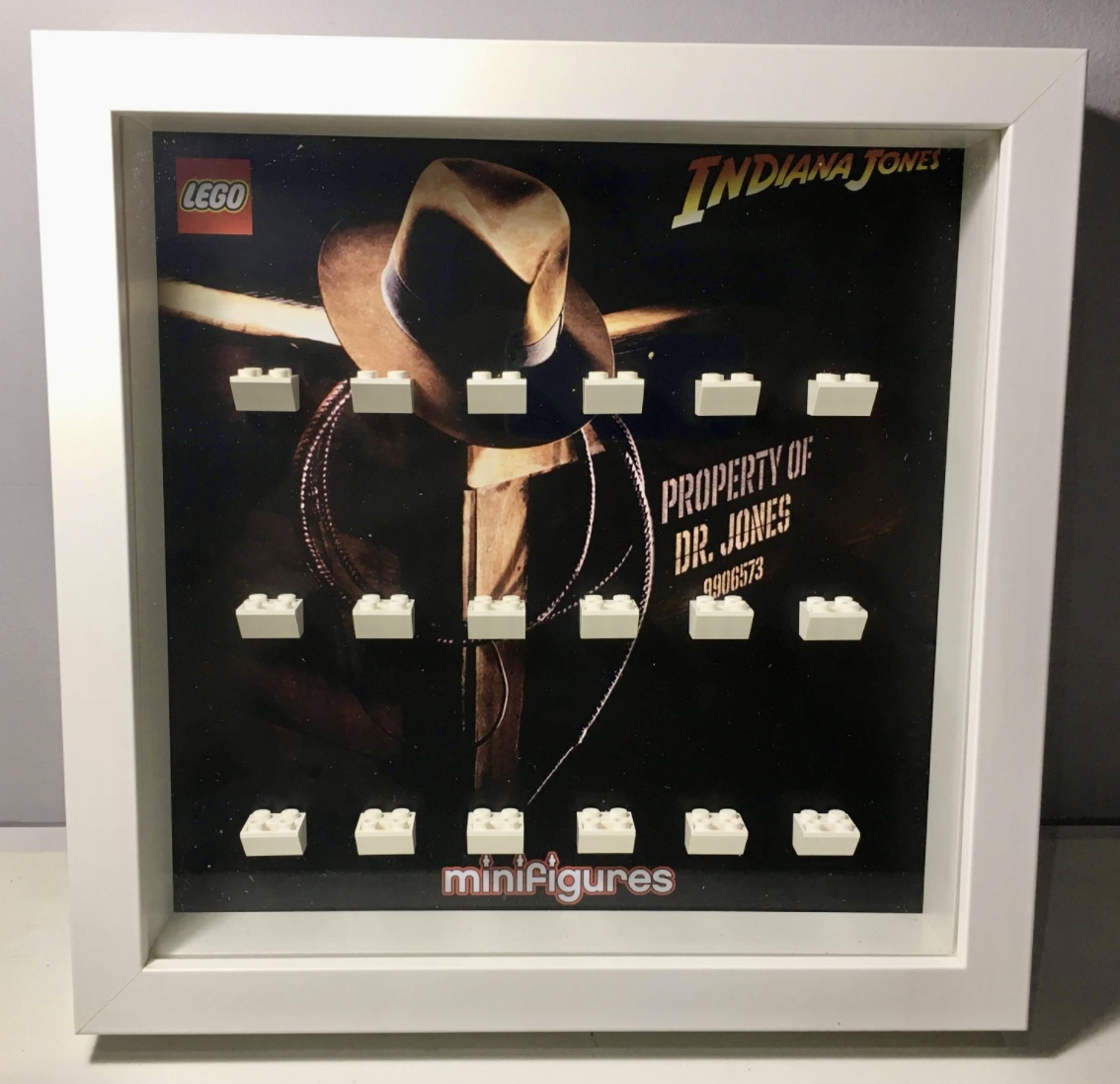Cornice Vetrina Display Case Classic Frame adatta per Lego Minifigures Indiana Jones