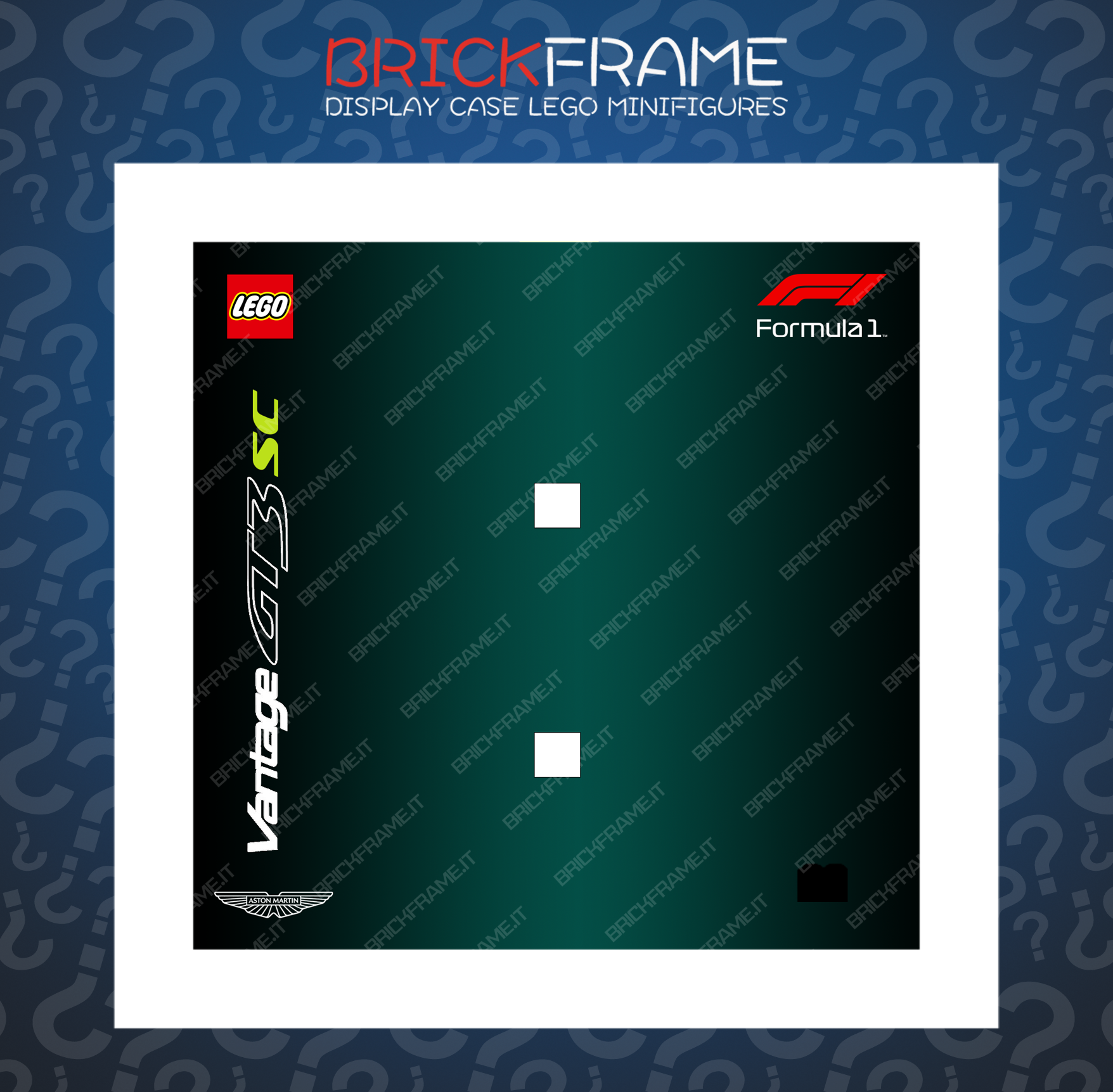 Cornice Classic Frame adatta per Set Lego Speed Champions 76925 Vantage GT3 Safety Car