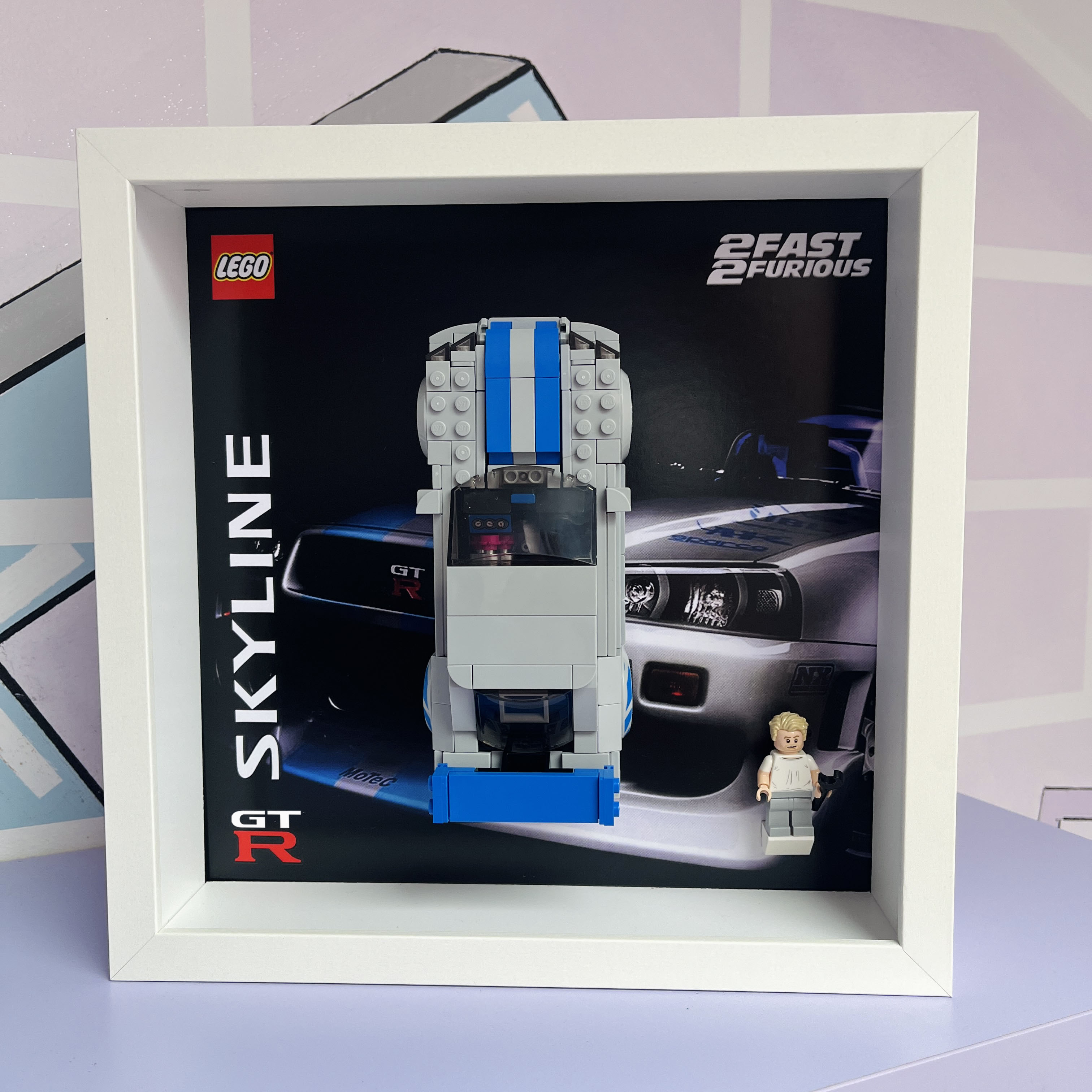 Cornice Classic Frame adatta per Set Lego Speed Champions 76917 Skyline GTR