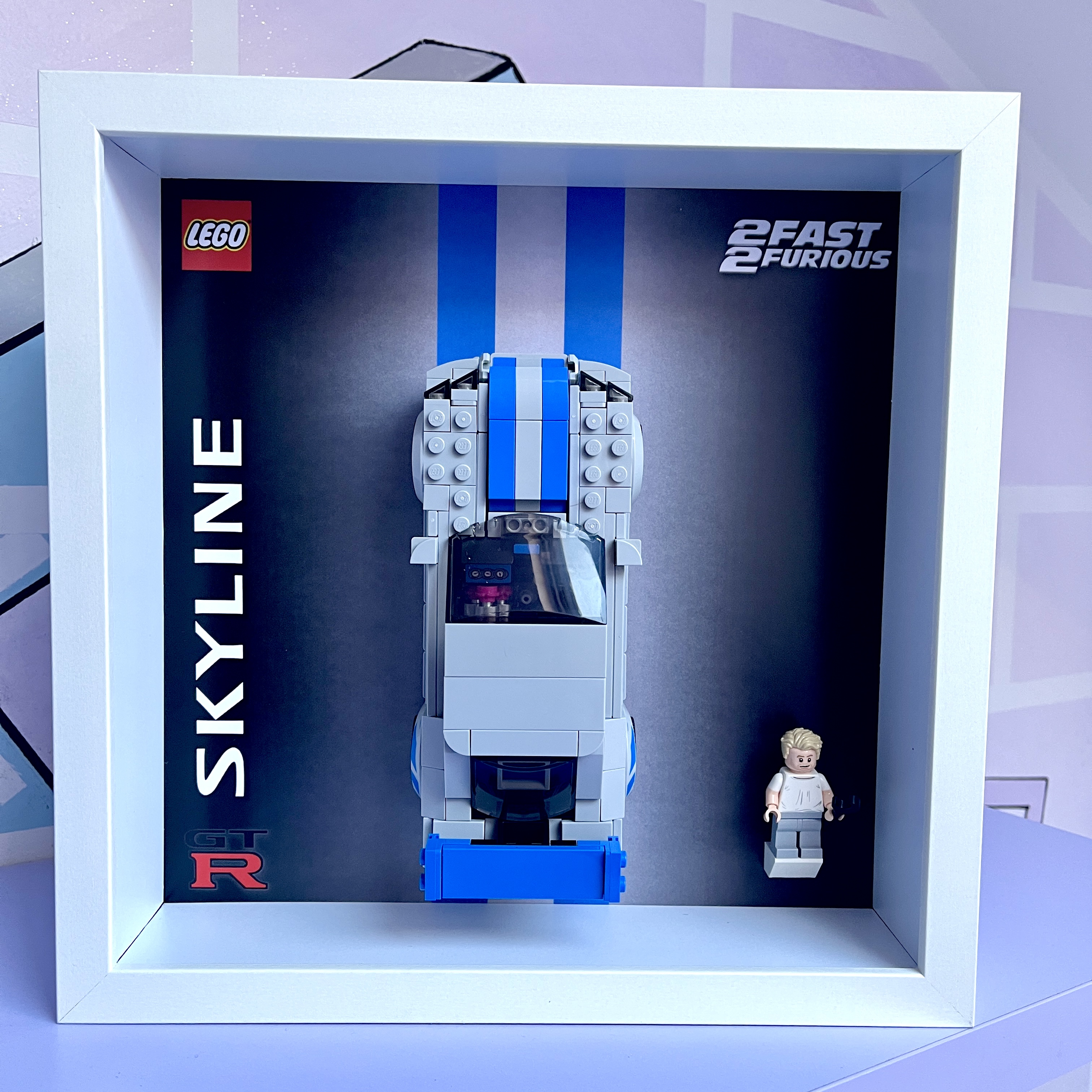 Cornice Classic Frame adatta per Set Lego Speed Champions 76917 Skyline GTR