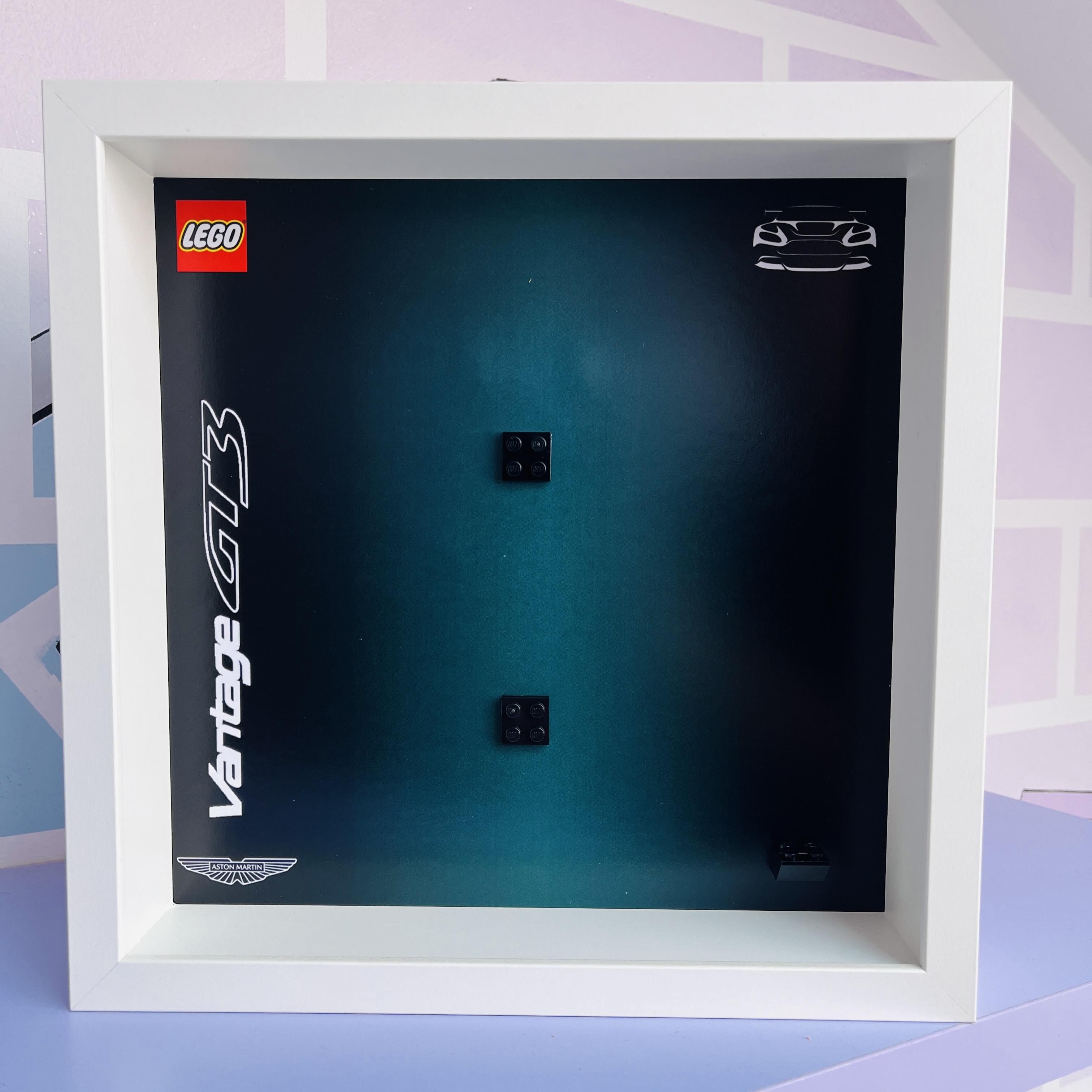 Cornice Classic Frame adatta per Set Lego Speed Champions 76910 Vantage GT3