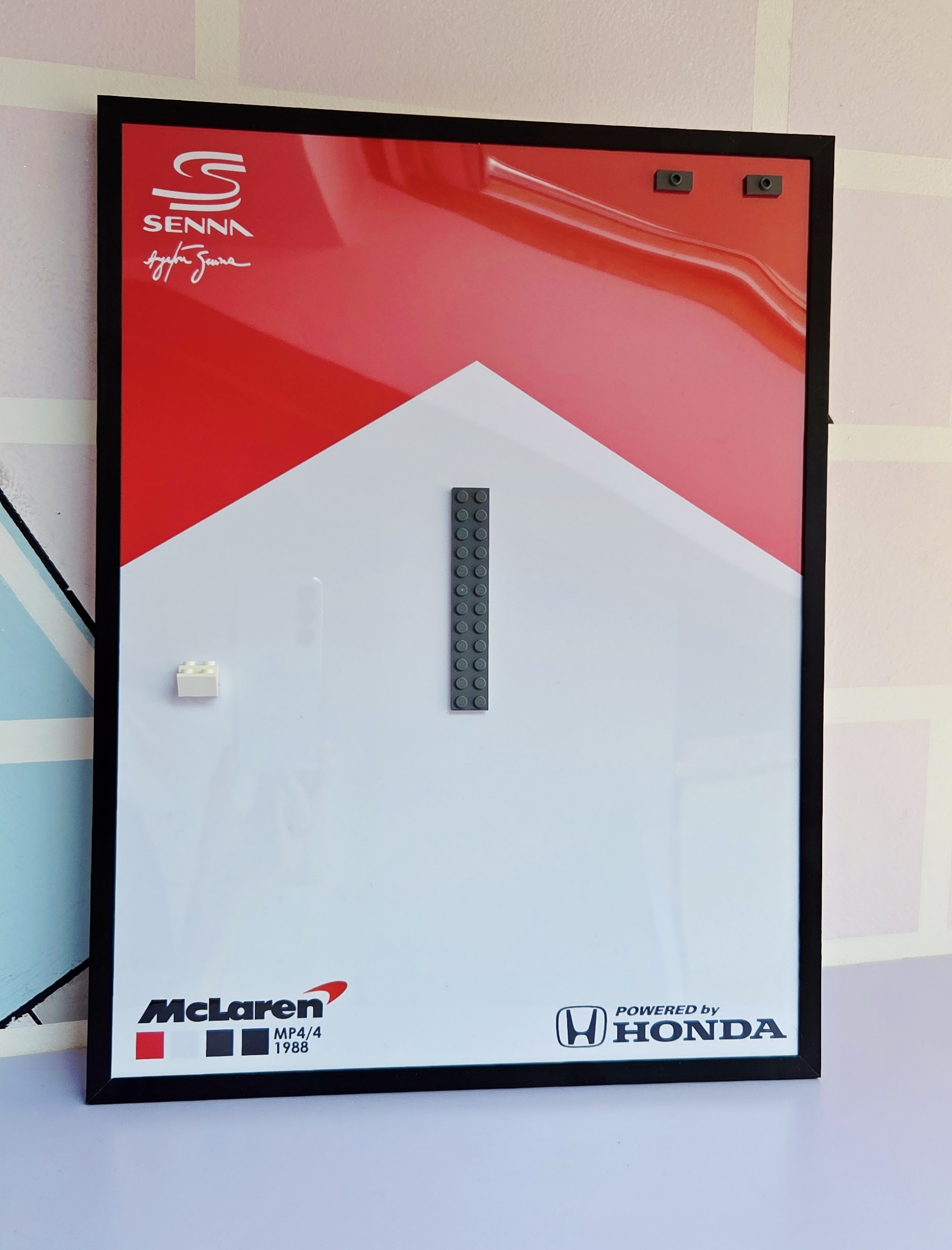 Vintage Frame – Cornice per LEGO® Senna MP4/4 10330