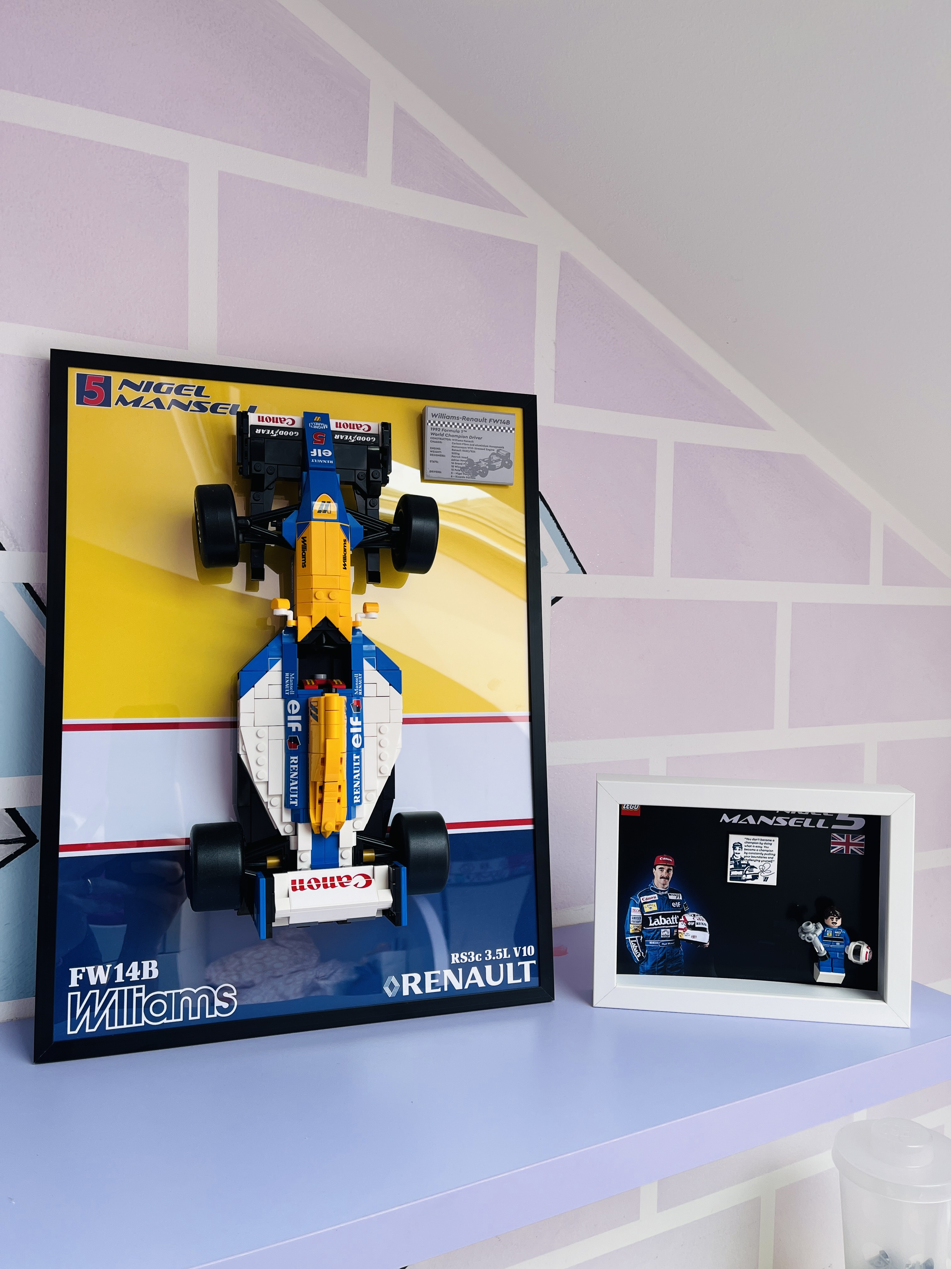 Vintage Frame – Williams FW14B | Nigel Mansell (LEGO® 10353)