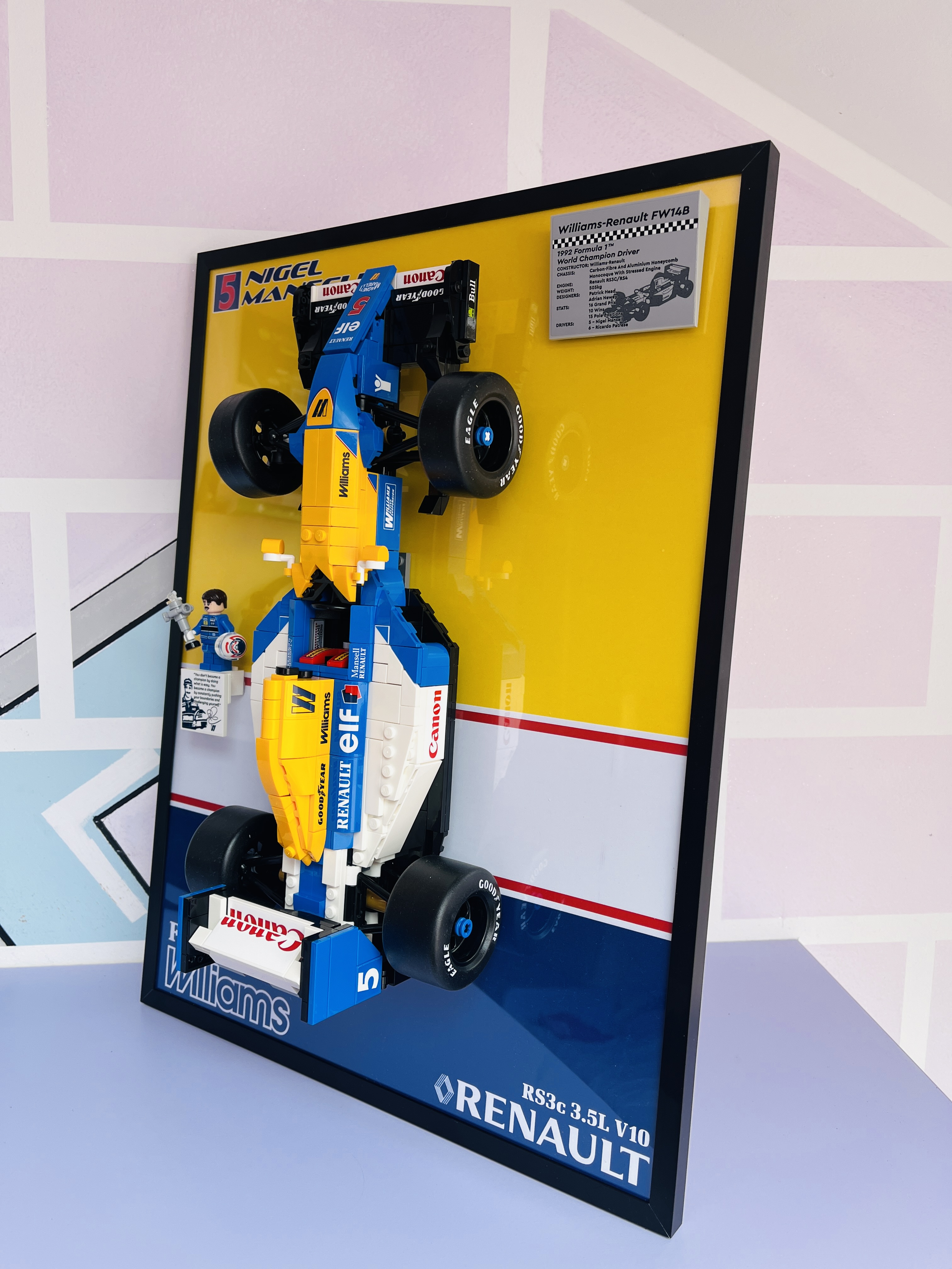 Vintage Frame – Williams FW14B | Nigel Mansell (LEGO® 10353)